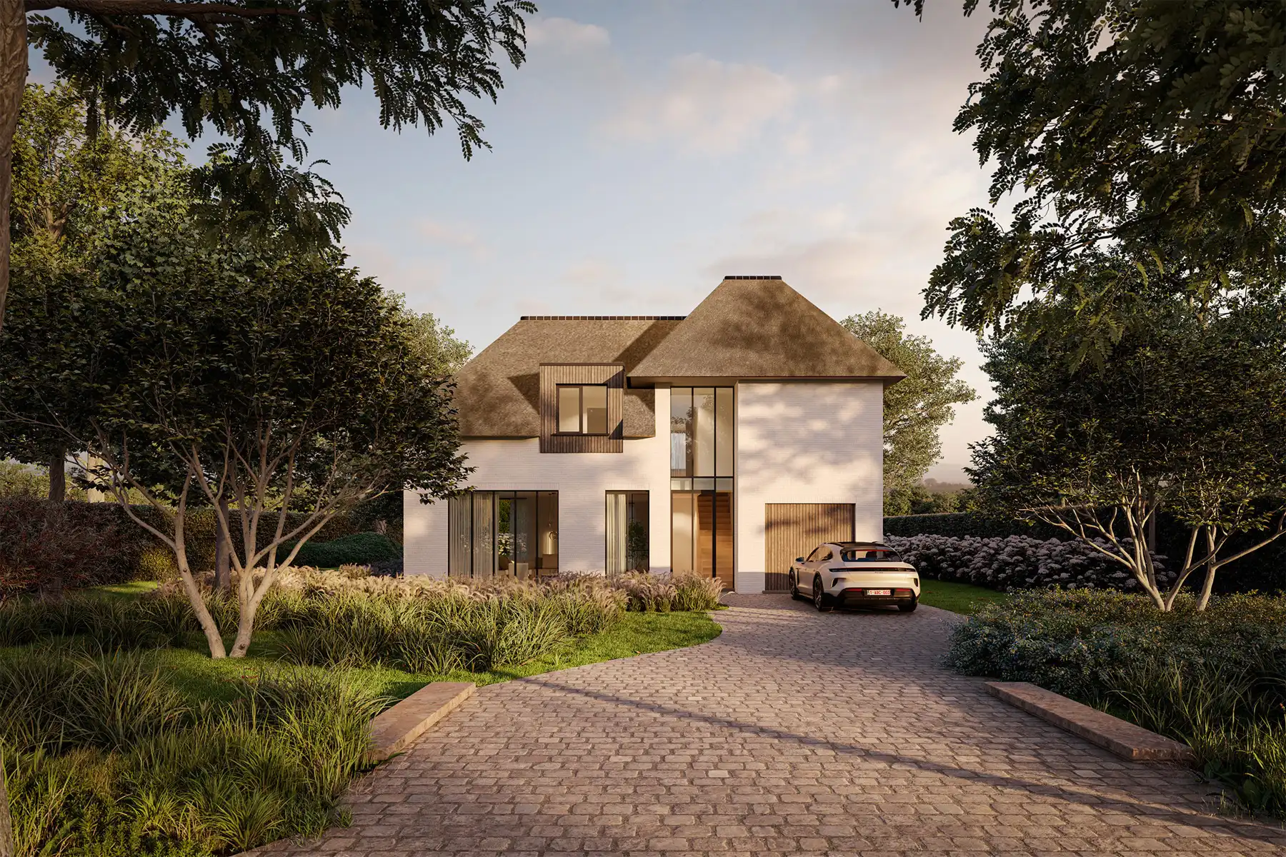 Exclusieve nieuwbouwvilla in groenrijk en rustig Schilde foto {{pictureIndex}}