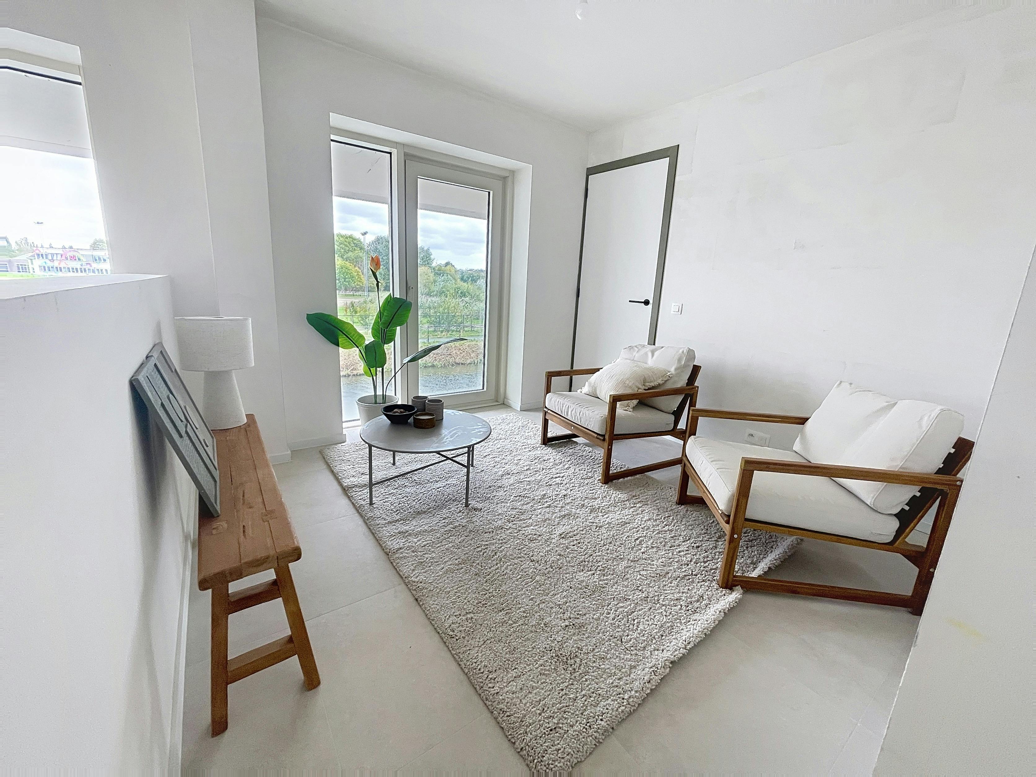 Ruim, duplex appartement, met zicht op de Schelde te koop !  foto 12