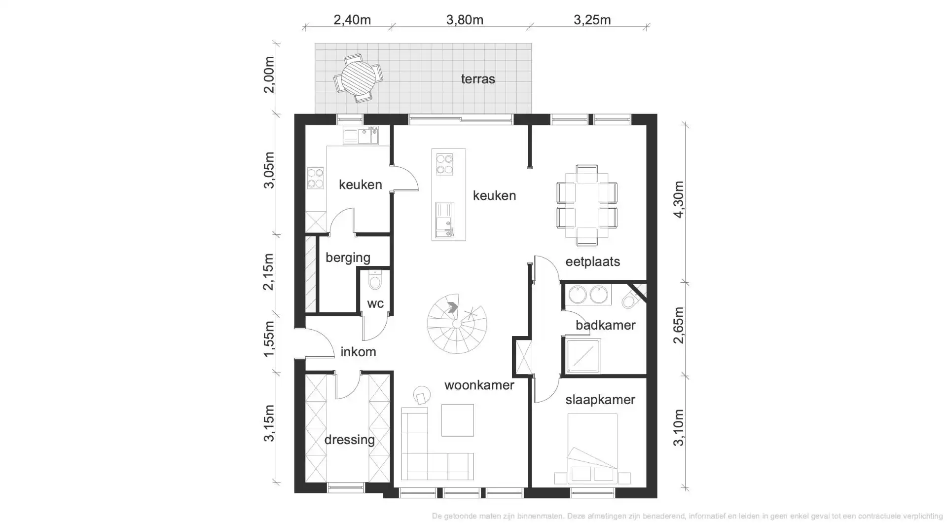 Penthouse met terras en zicht op de kathedraal in hartje Antwerpen foto 25