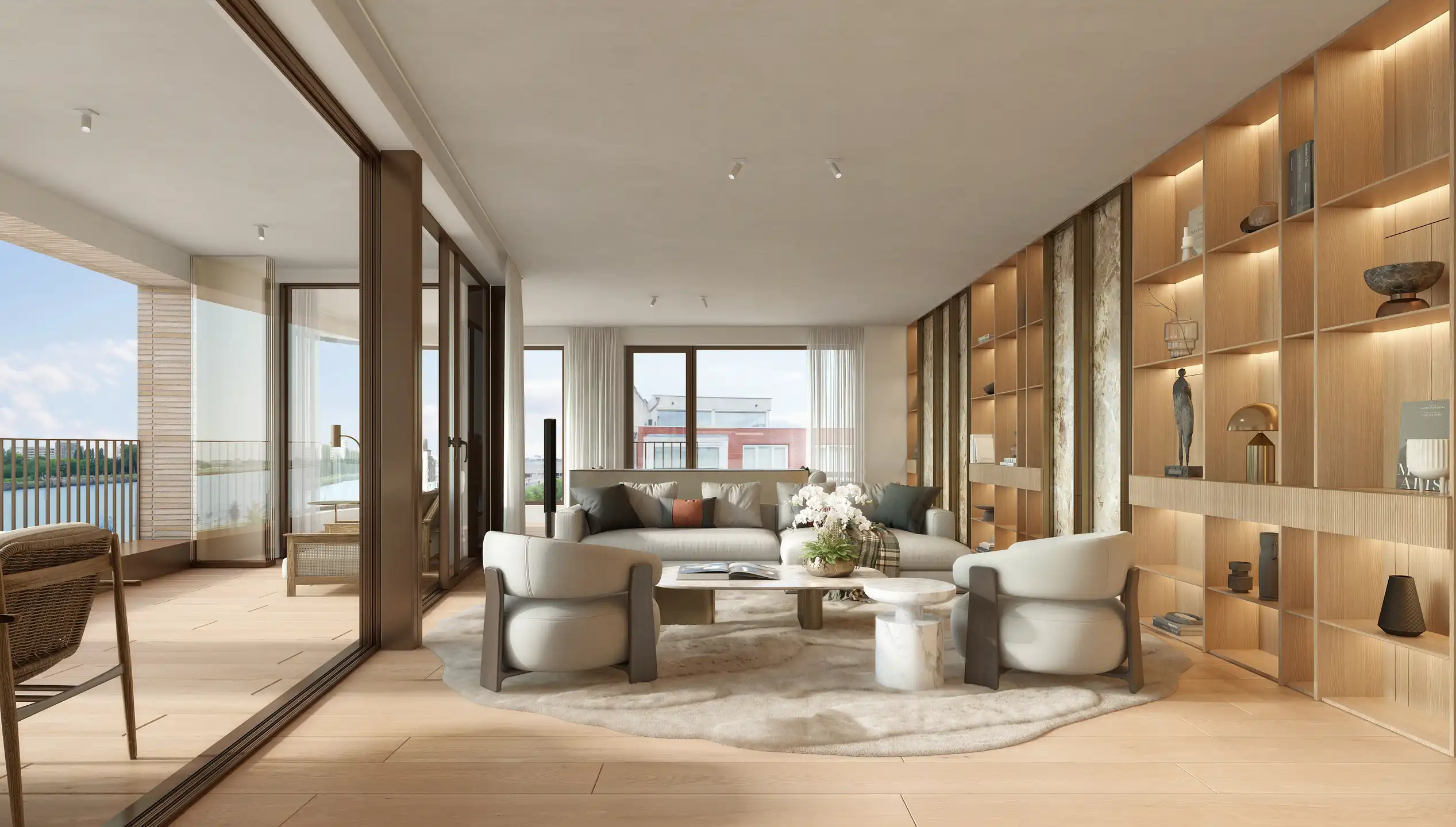 ANTWERPEN KAAIEN - Subliem wonen aan de Schelde  foto 2