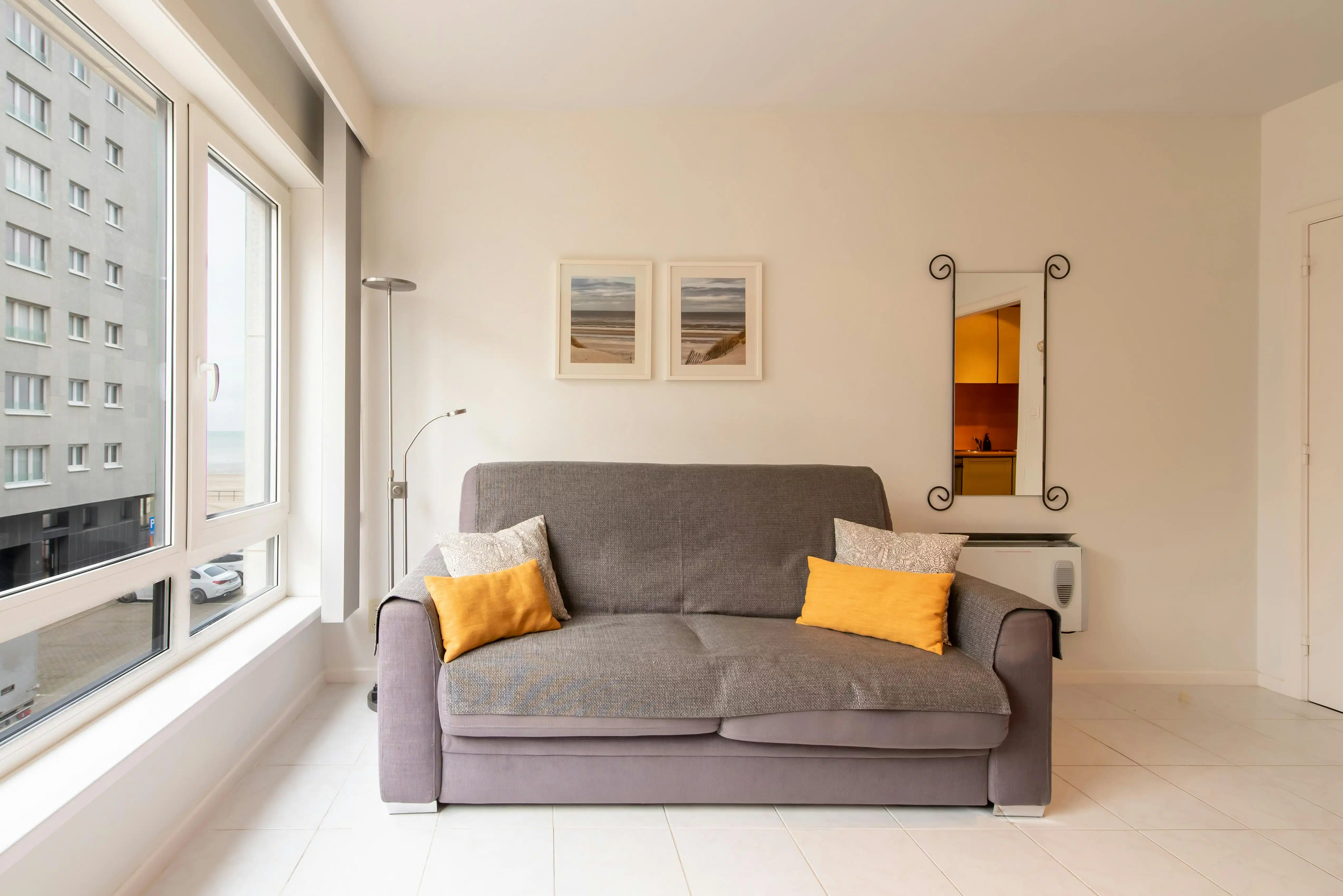 Studio met zijdelings zeezicht te koop te Middelkerke. foto 6