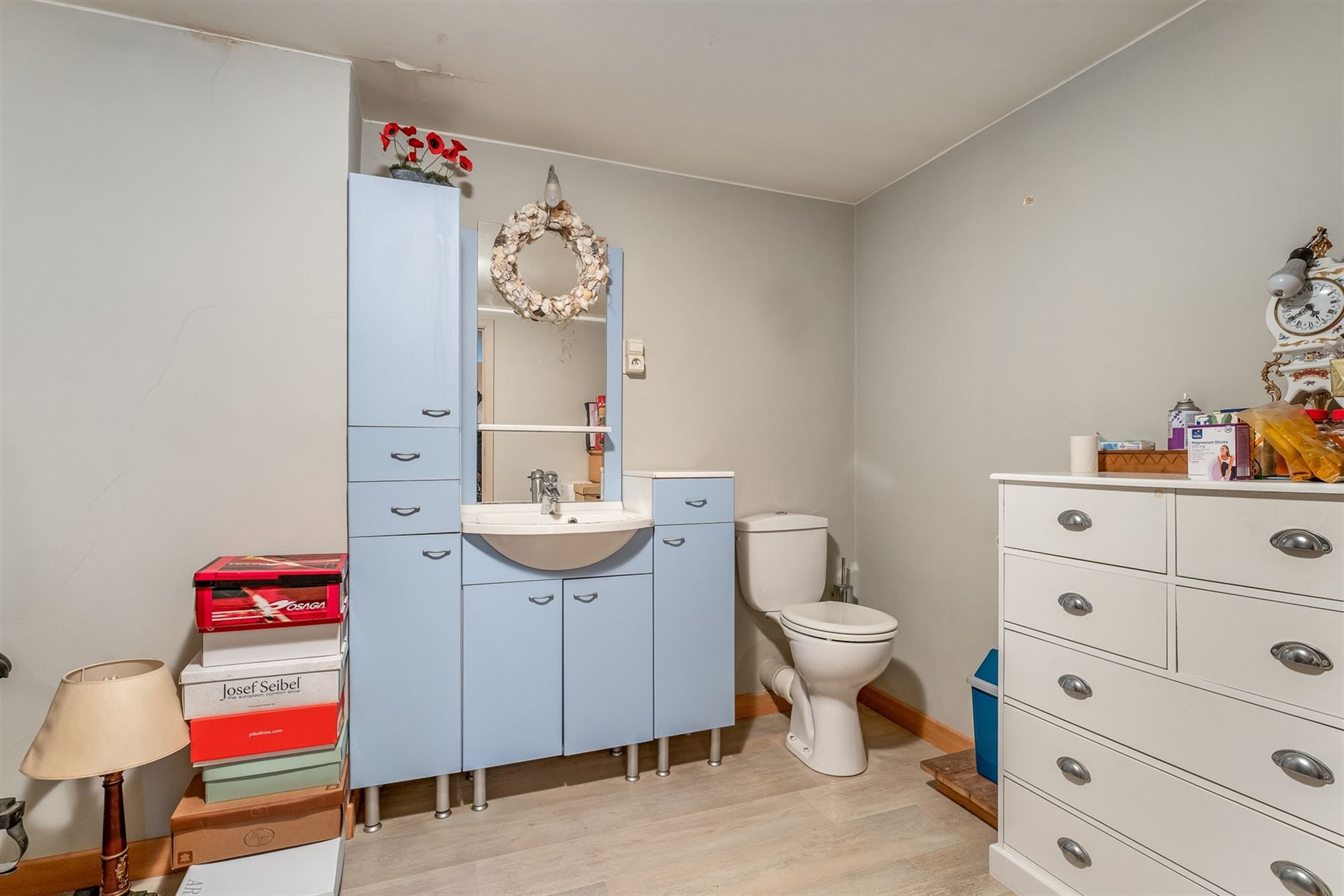 UNIEKE TE RENOVEREN KARAKTERVOLLE LANGGEVELHOEVE MET 2 HUISNUMMERS UITERST RUSTIG GELEGEN TE OOSTHAM foto 14