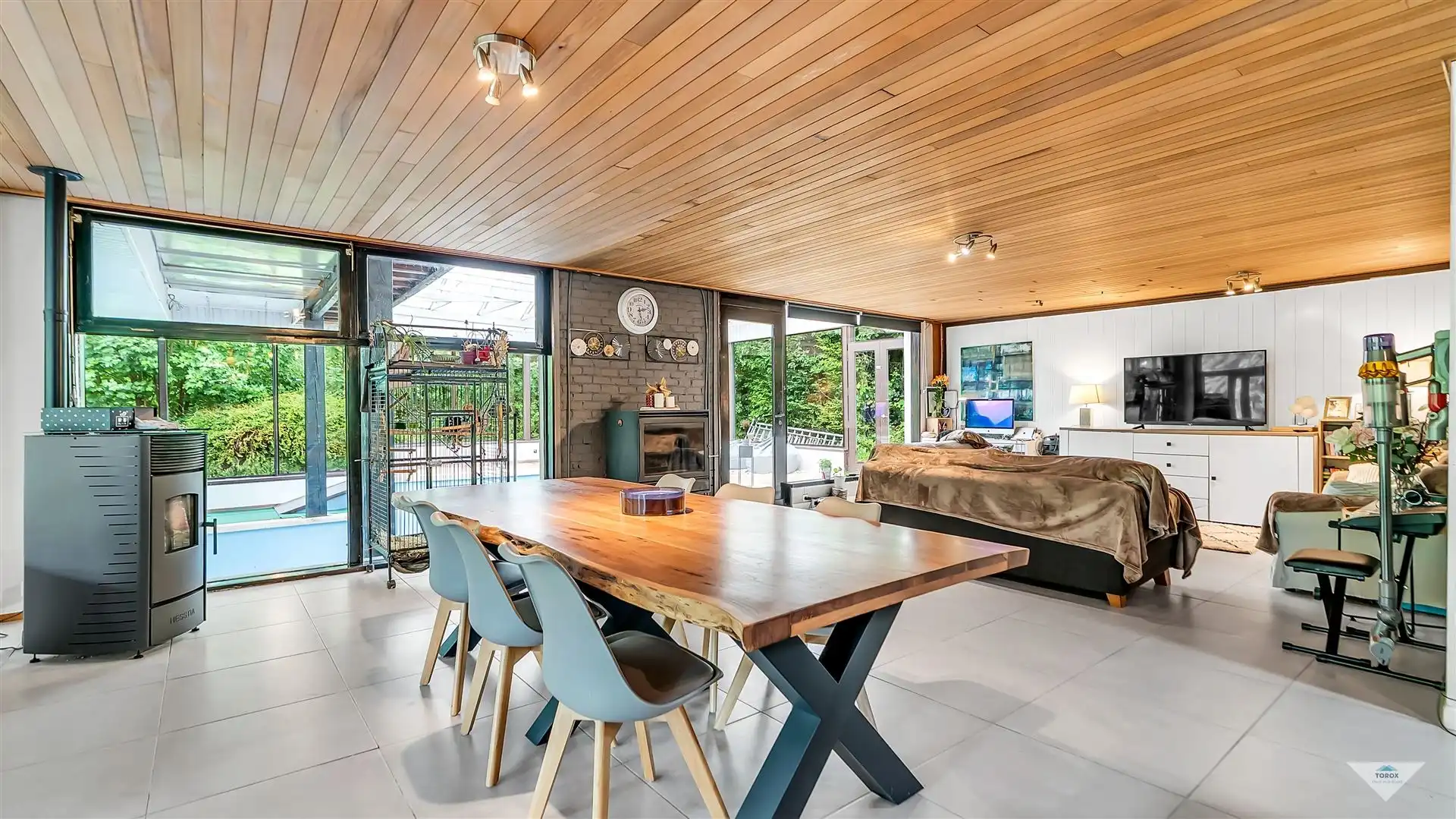 Woning met binnenzwembad en sauna in natuurgebied! foto 11