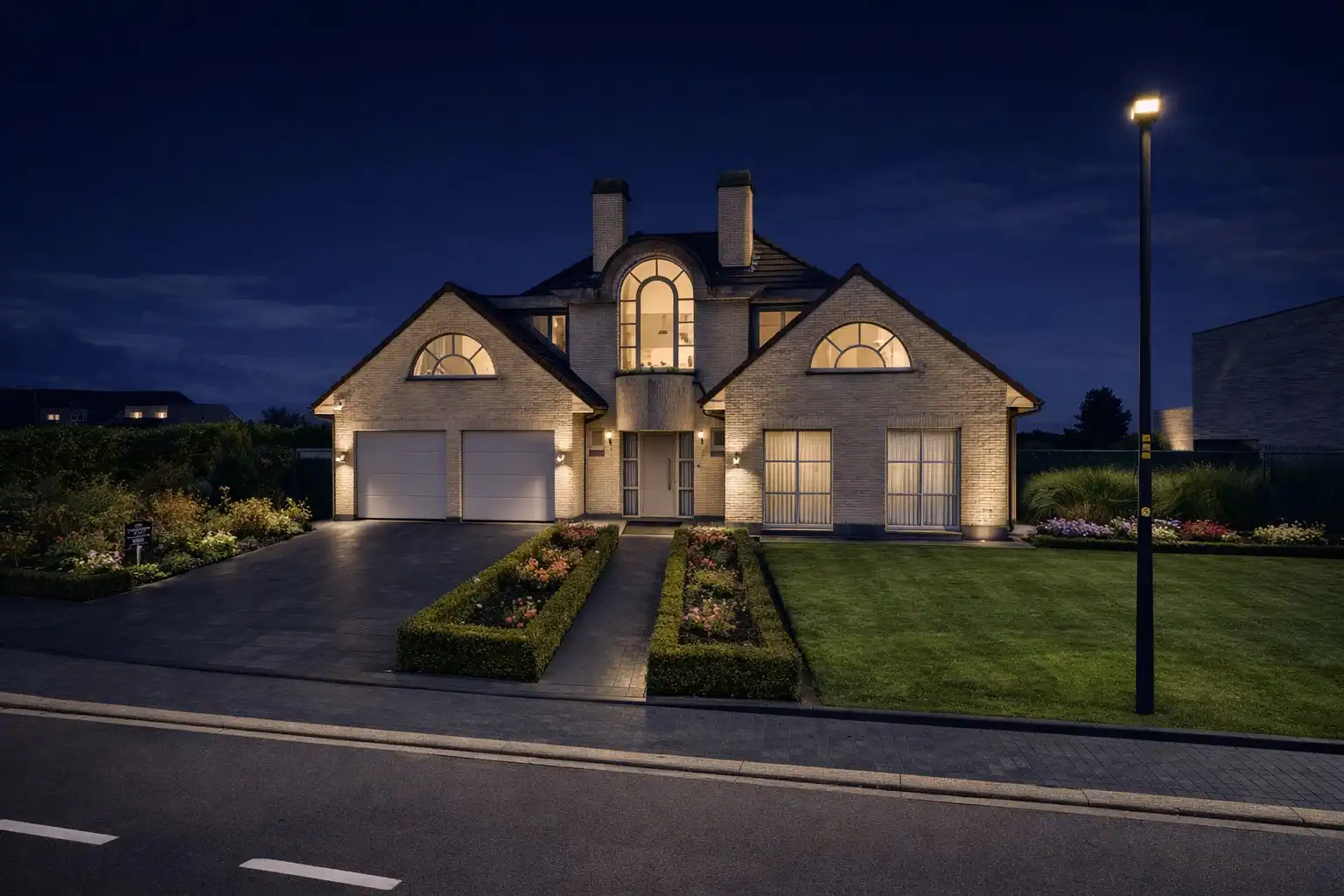 Exclusieve architecturale villa te koop – uitzonderlijk rustig gelegen te Everberg (Kortenberg) foto {{pictureIndex}}