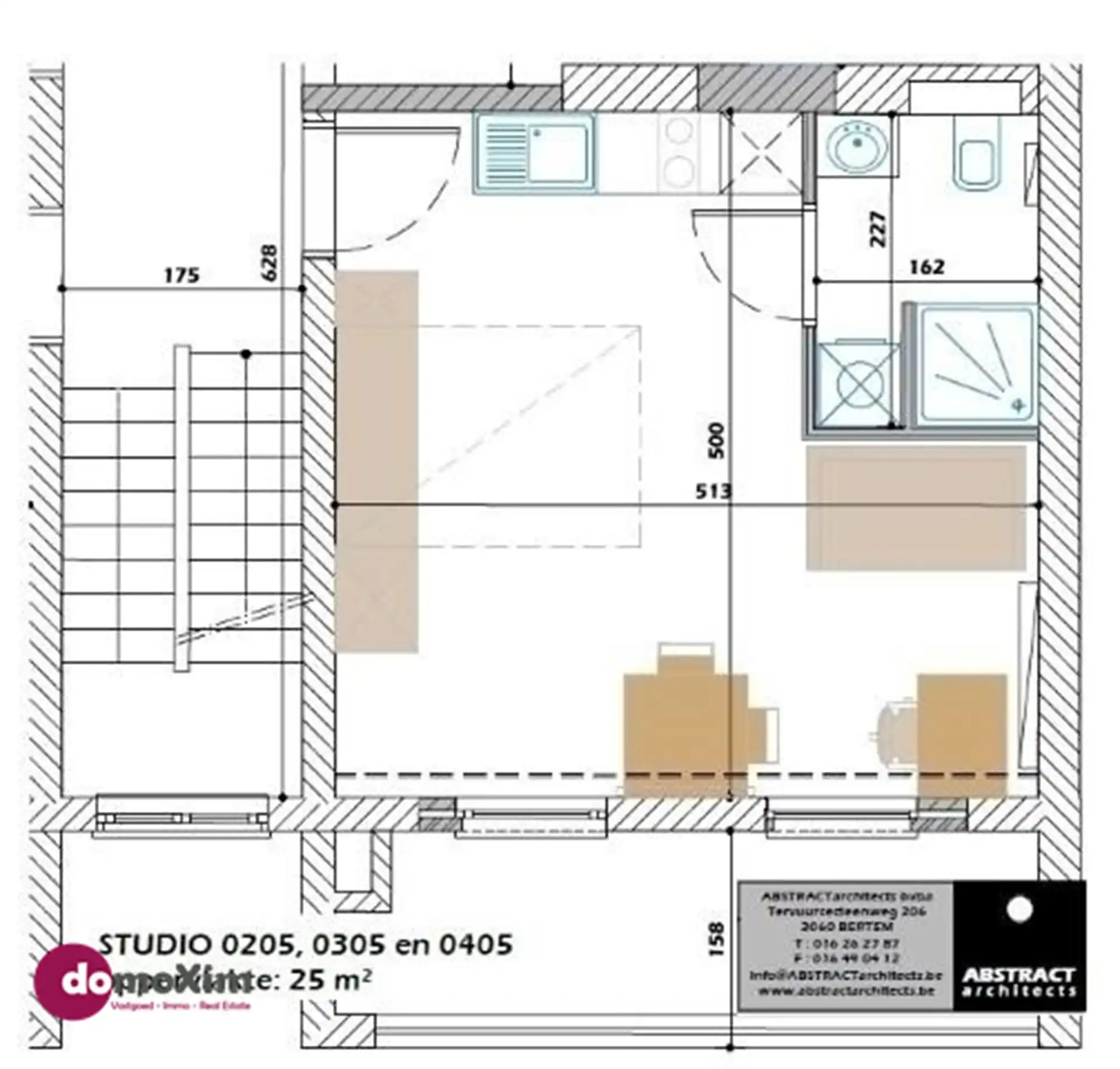 Moderne gemeubelde studio, geschikt voor één persoon, in het centrum van Leuven foto 8