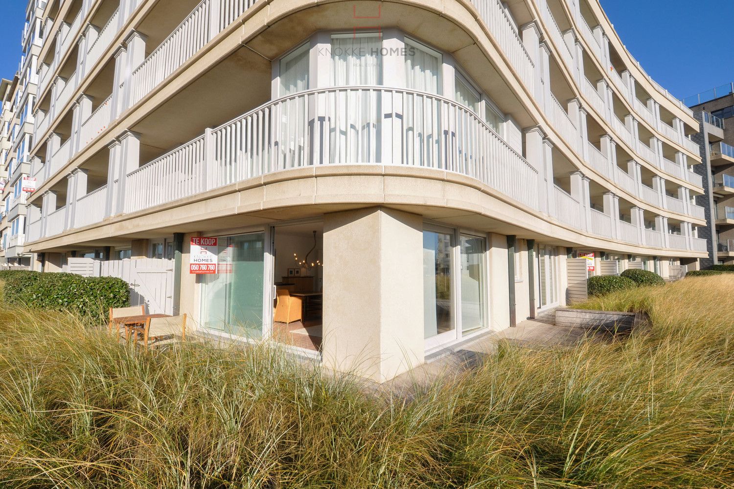 Schitterend gelegen appartement met zonnige terrassen en zijdelings zeezicht aan het Albertstrand foto 3