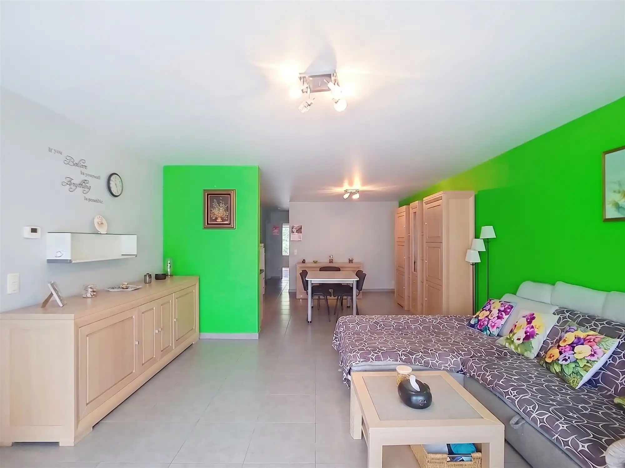 Gezellig gelijkvloers appartement met tuin, garage en 2 slaapkamers in Hulshout foto 2