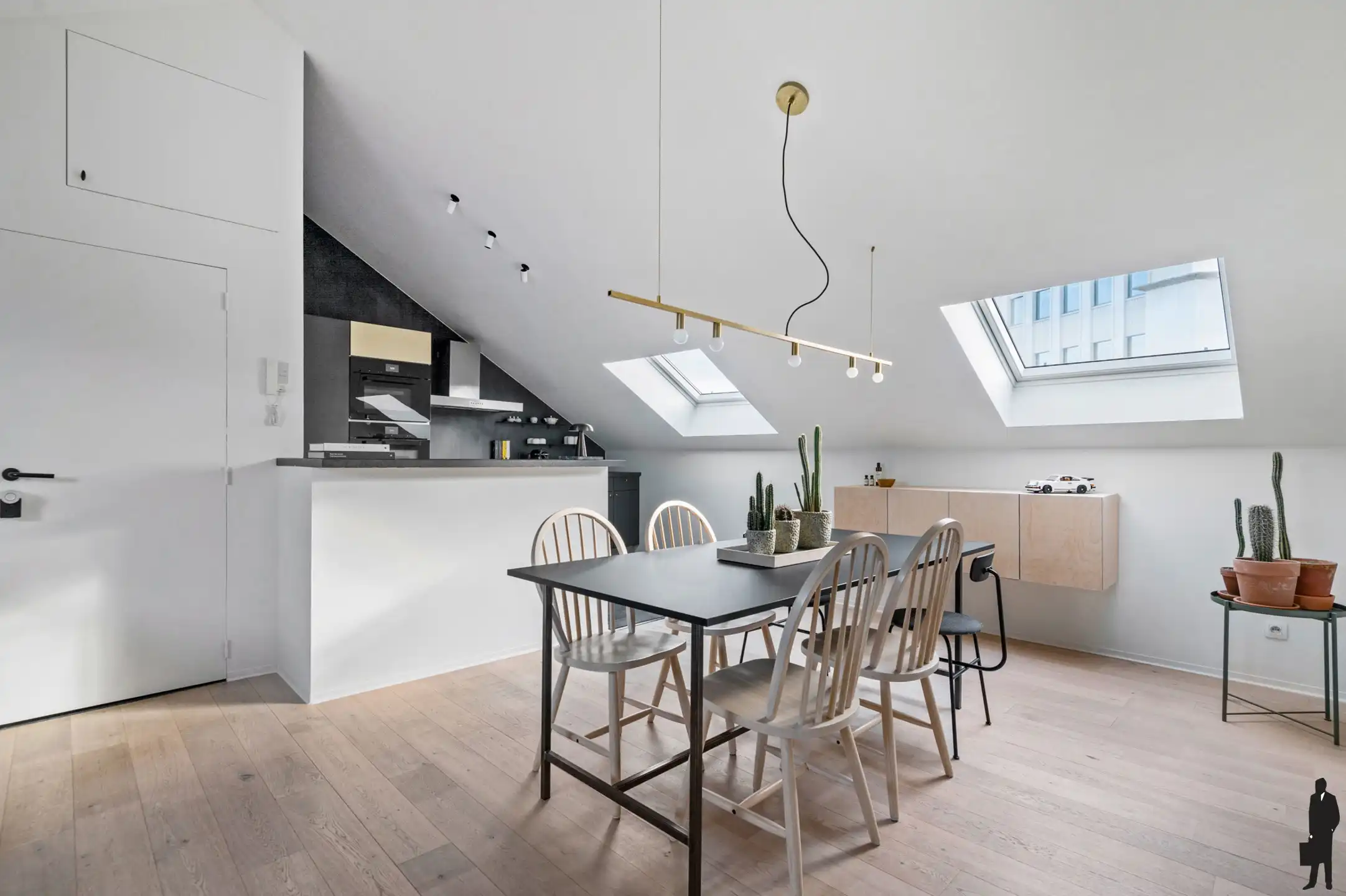 Gerenoveerd dakappartement met twee slaapkamers in Antwerpen Zuid foto 2