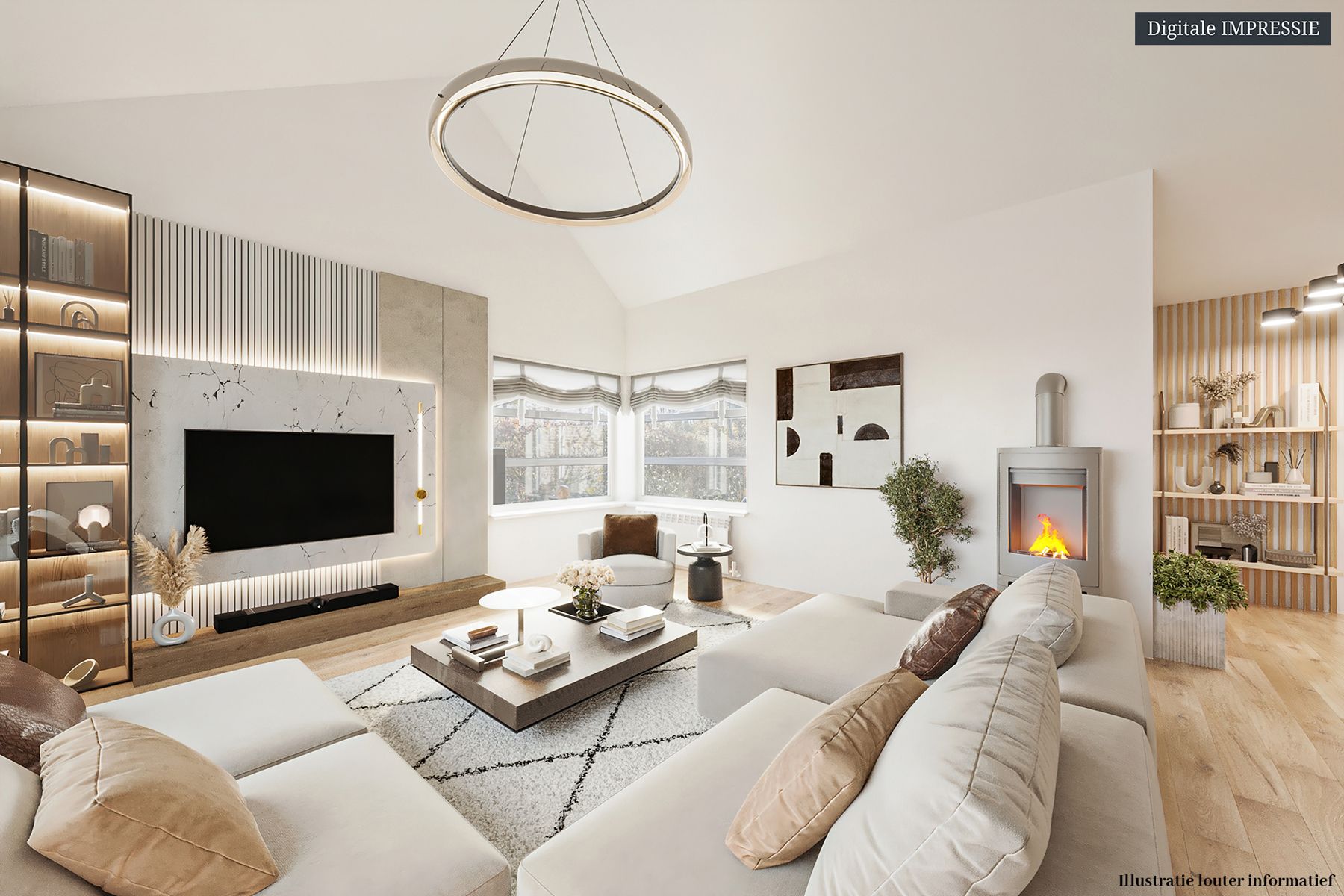 Ruime, energiezuinige villa met panoramisch zicht op groen foto 9