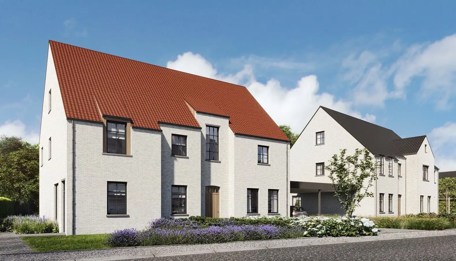 ENERGIEZUINIGE HALFOPENBEBOUWING MET 3 SLAAPKAMERS TE KERMT foto 3