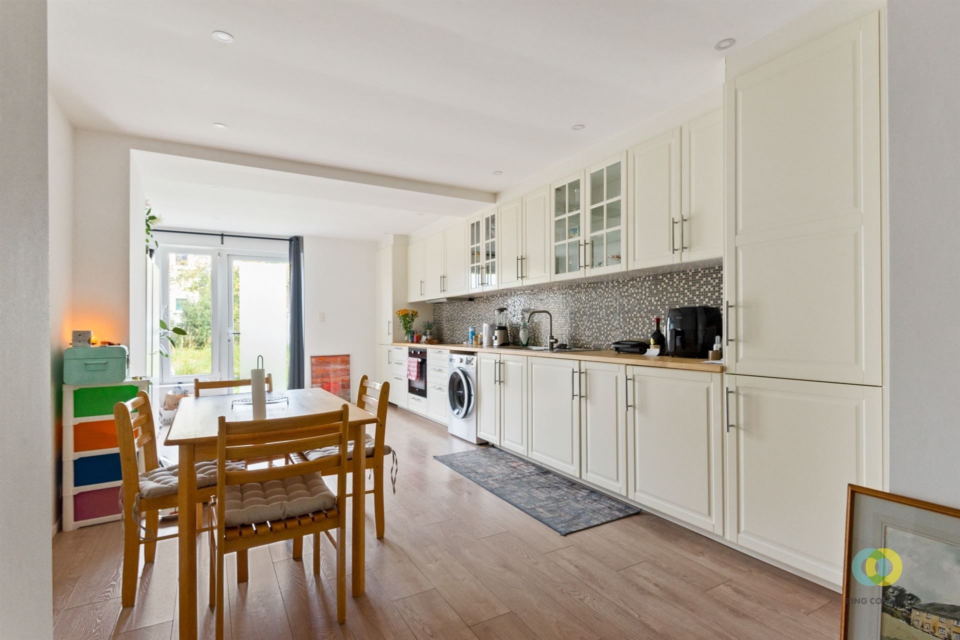 Gelijkvloers appartement 1 slaapkamer met tuin foto 2