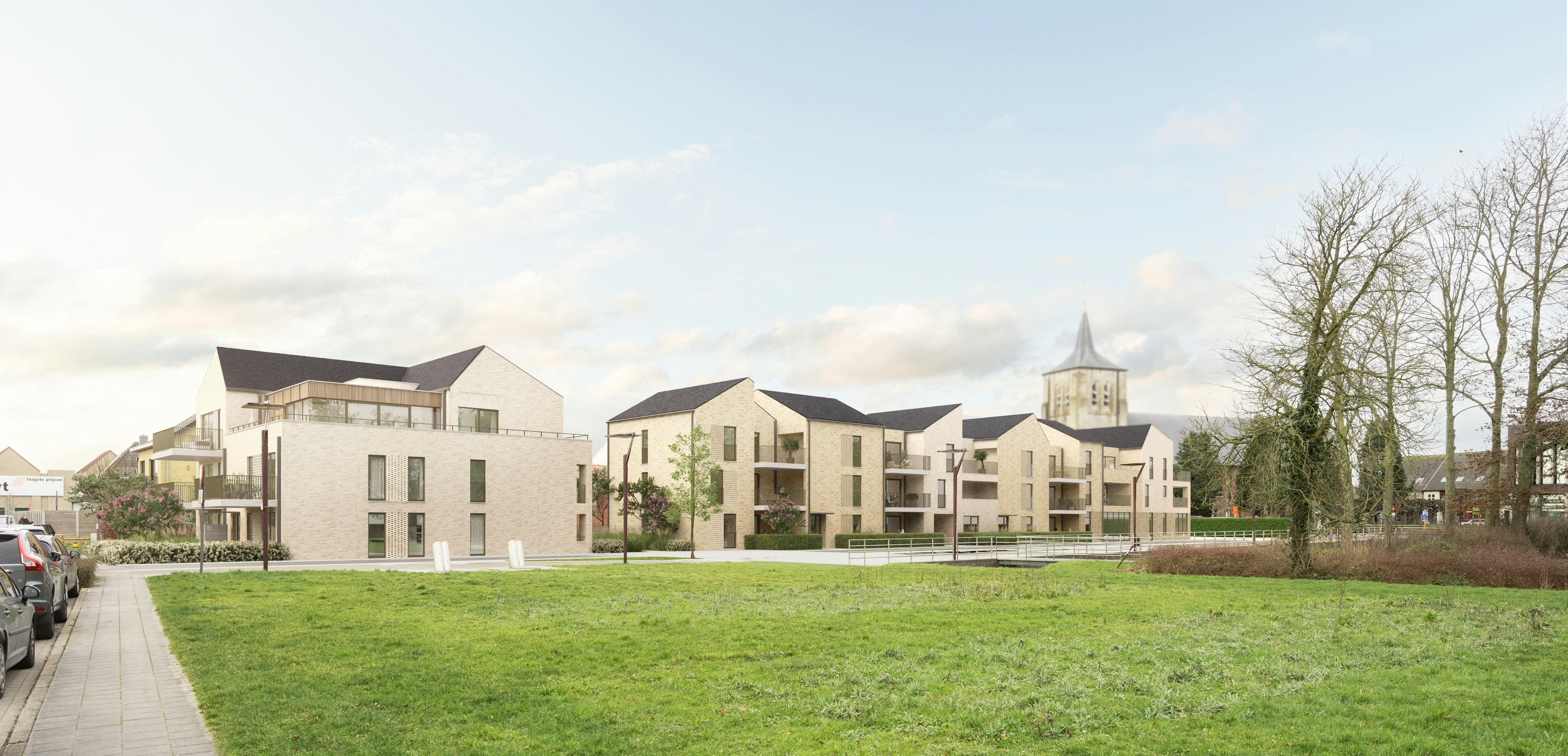 Nieuwbouw 2 slaapkamer appartement te centrum Zedelgem foto 7