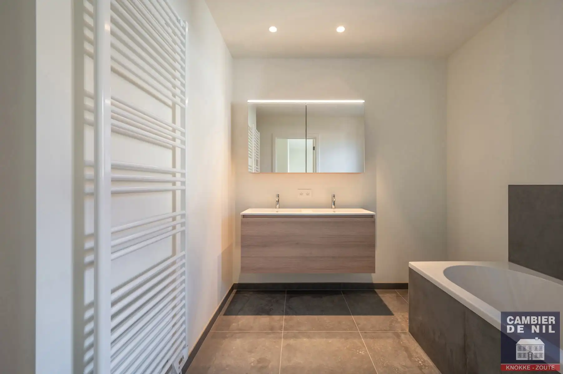 Nieuwbouw - ongemeubelde koppelvilla in rustige,  residentiële wijk te Knokke-Heist  foto 18