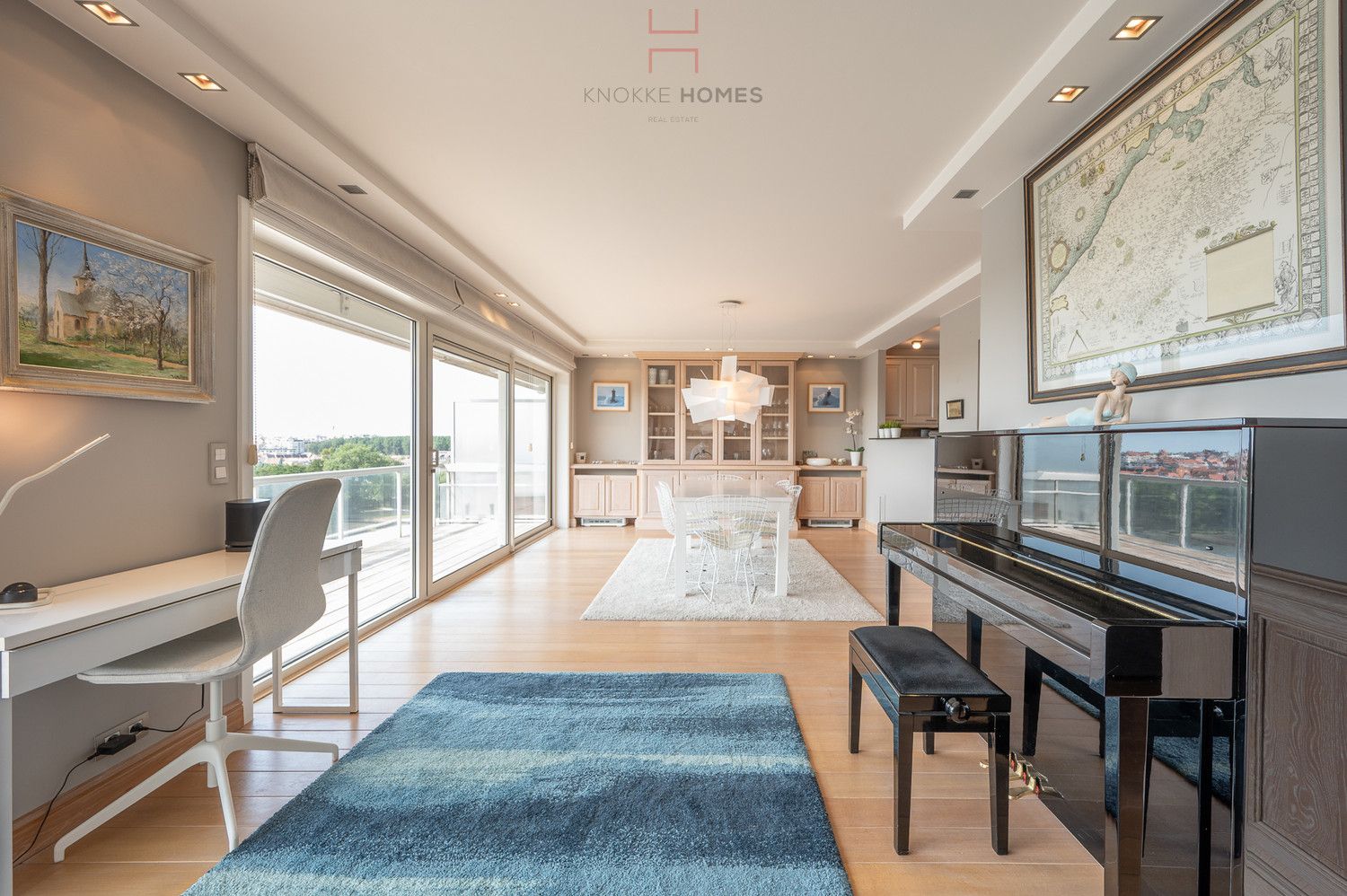 Riant appartement met open zicht over het meer van Duinbergen foto 9