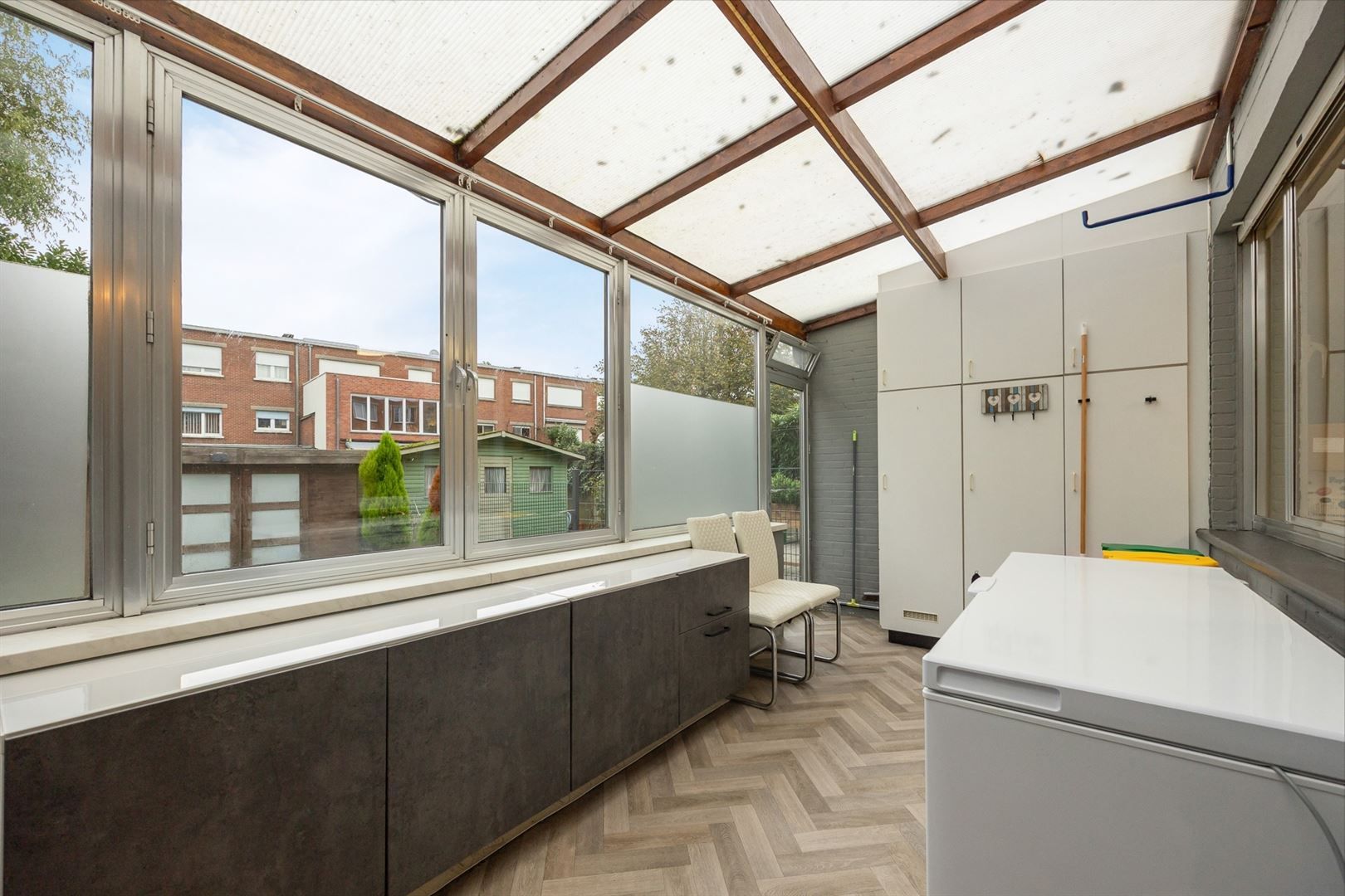 Gelijkvloersappartement met 1 slaapkamer en tuin  foto 14