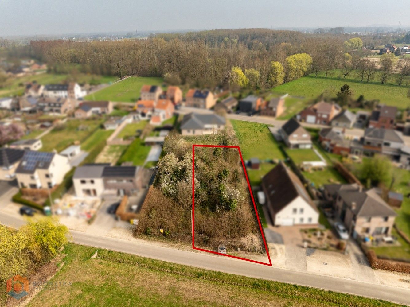 Bouwgrond van 671 m² voor halfopen bebouwing te Tildonk foto 2