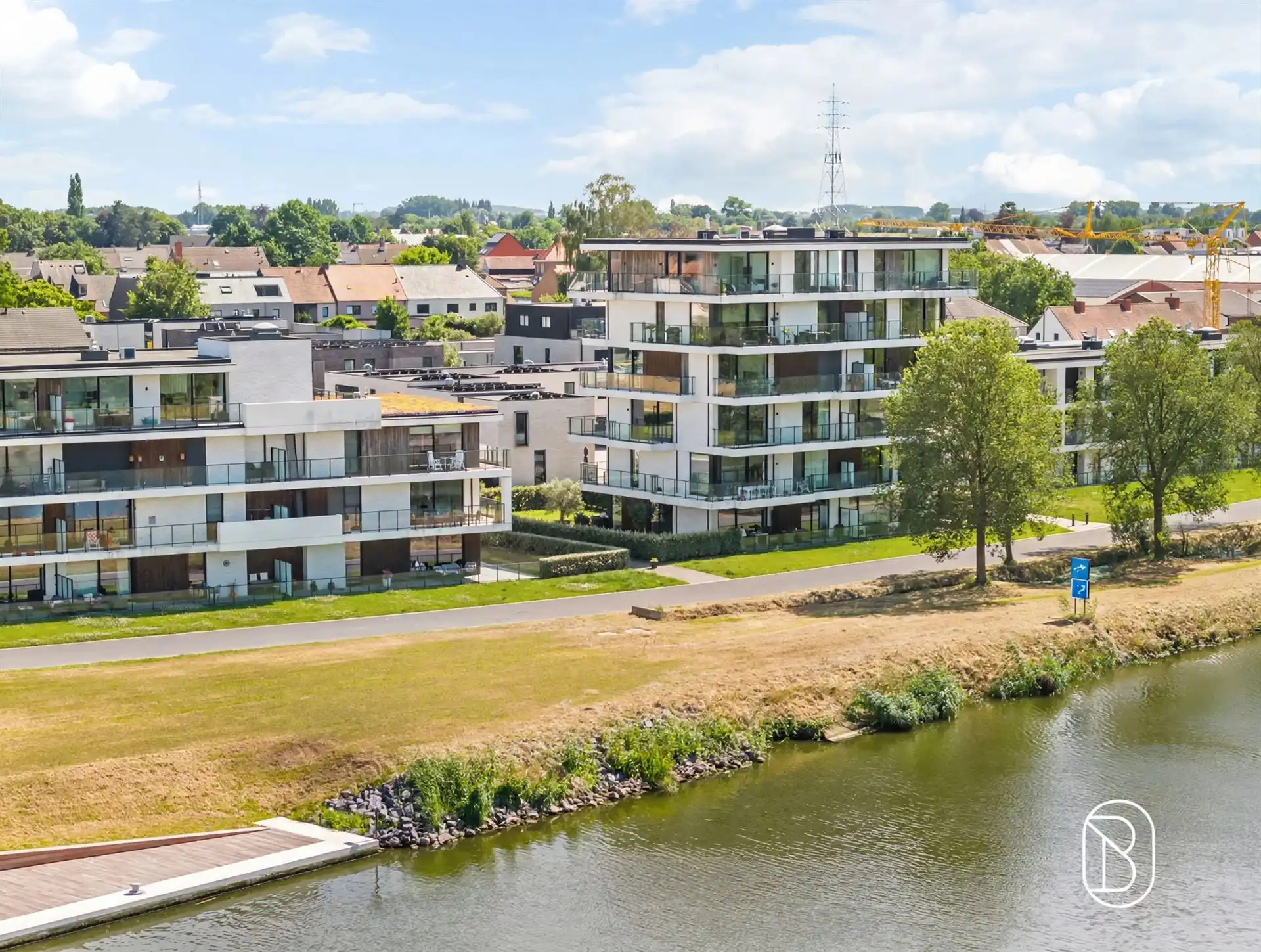 Subliem afwerkt penthouse met zicht op de Leie foto 2