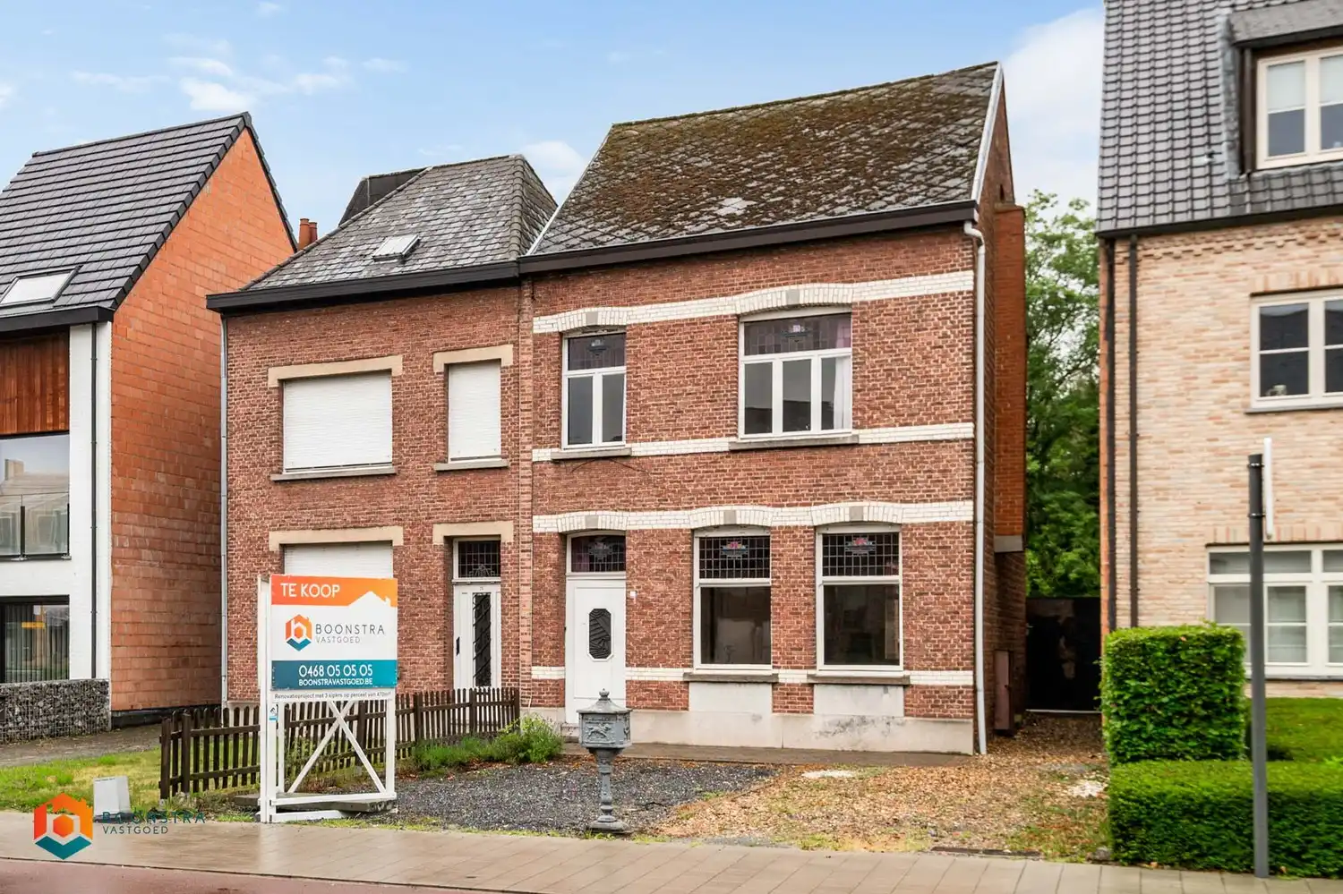 Hoofdfoto van de publicatie: Halfopen bebouwing met 3 slpkrs en tuin te O.L.V. - Waver