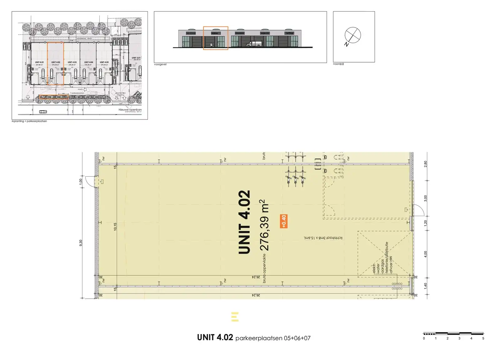 NB-magazijn van ± 275 m² incl. 3 parkeerplaatsen en moderne glaspartij in driehoek TIELT-DEINZE-WAREGEM ! foto 12