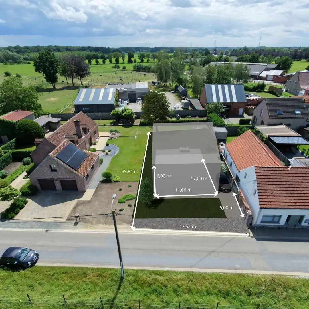 Prachtige bouwgrond van 760 m² voor open bebouwing in het groene Oppuurs foto 7