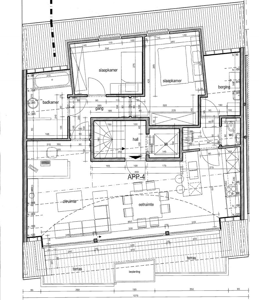 Dakappartement met 2 slaapkamers en magnifique terras van 18 m² foto 12