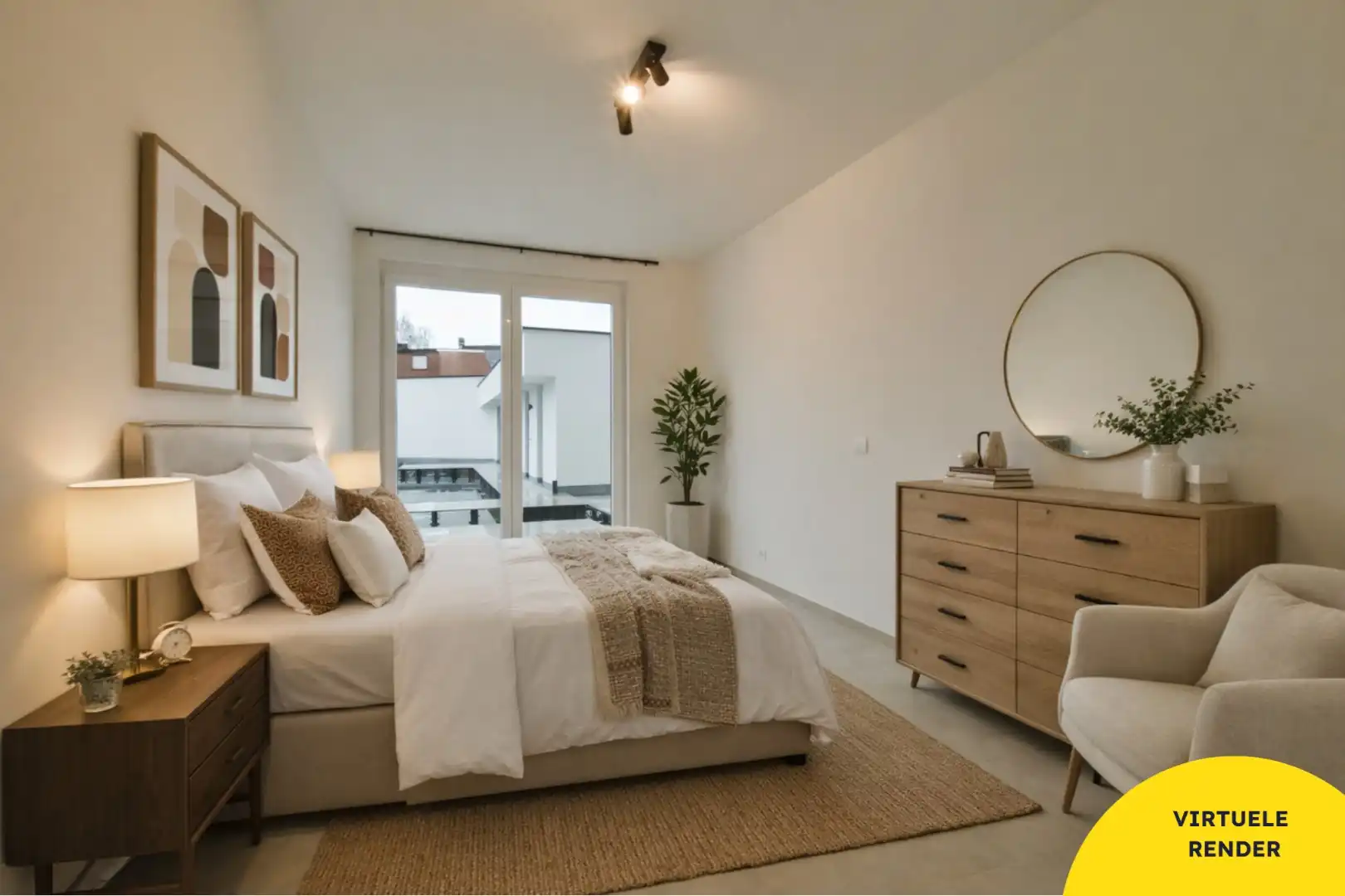 Gelijkvloerse appartement te huur in centrum Torhout! foto 7