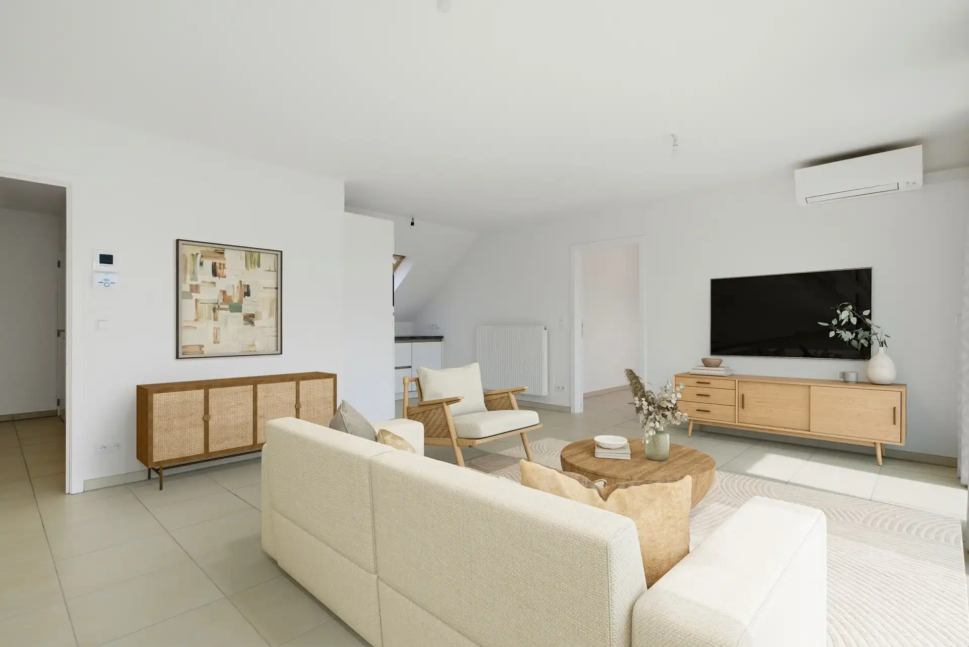 Modern en energiezuinig appartement op rustige locatie in doodlopende straat te Hamme foto 3