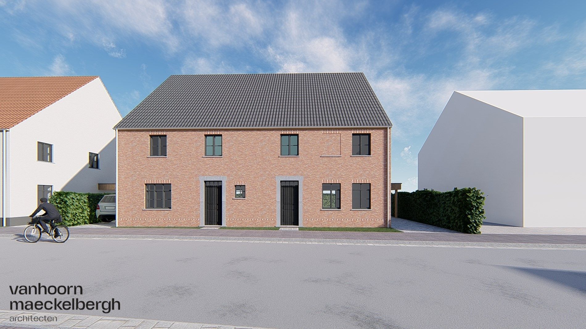 Ruime nieuwbouwwoning in landelijke setting te Zevekote (Gistel) foto 3