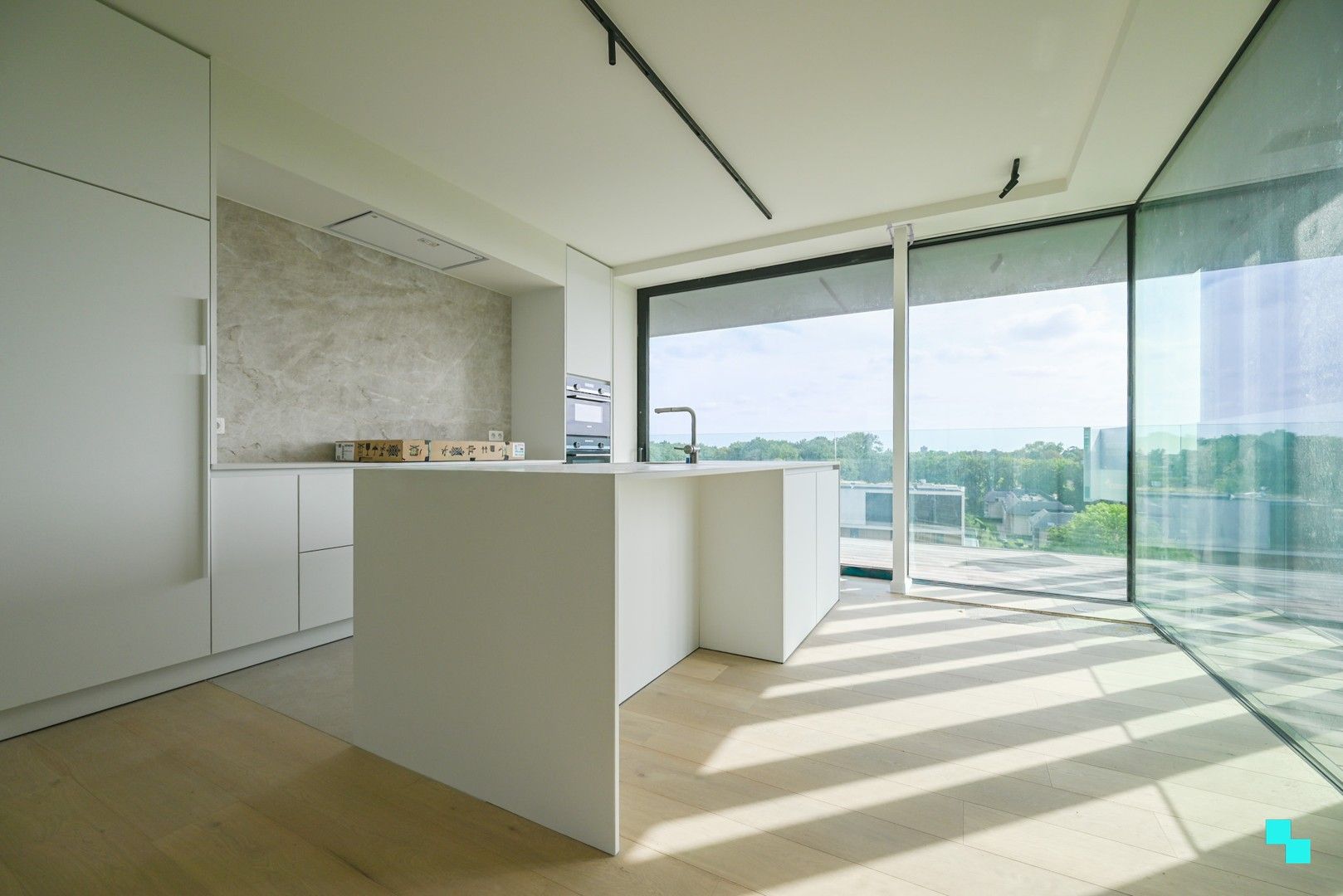Stijlvol appartement met dubbel terras aan kasteel Blauwhuis foto 2