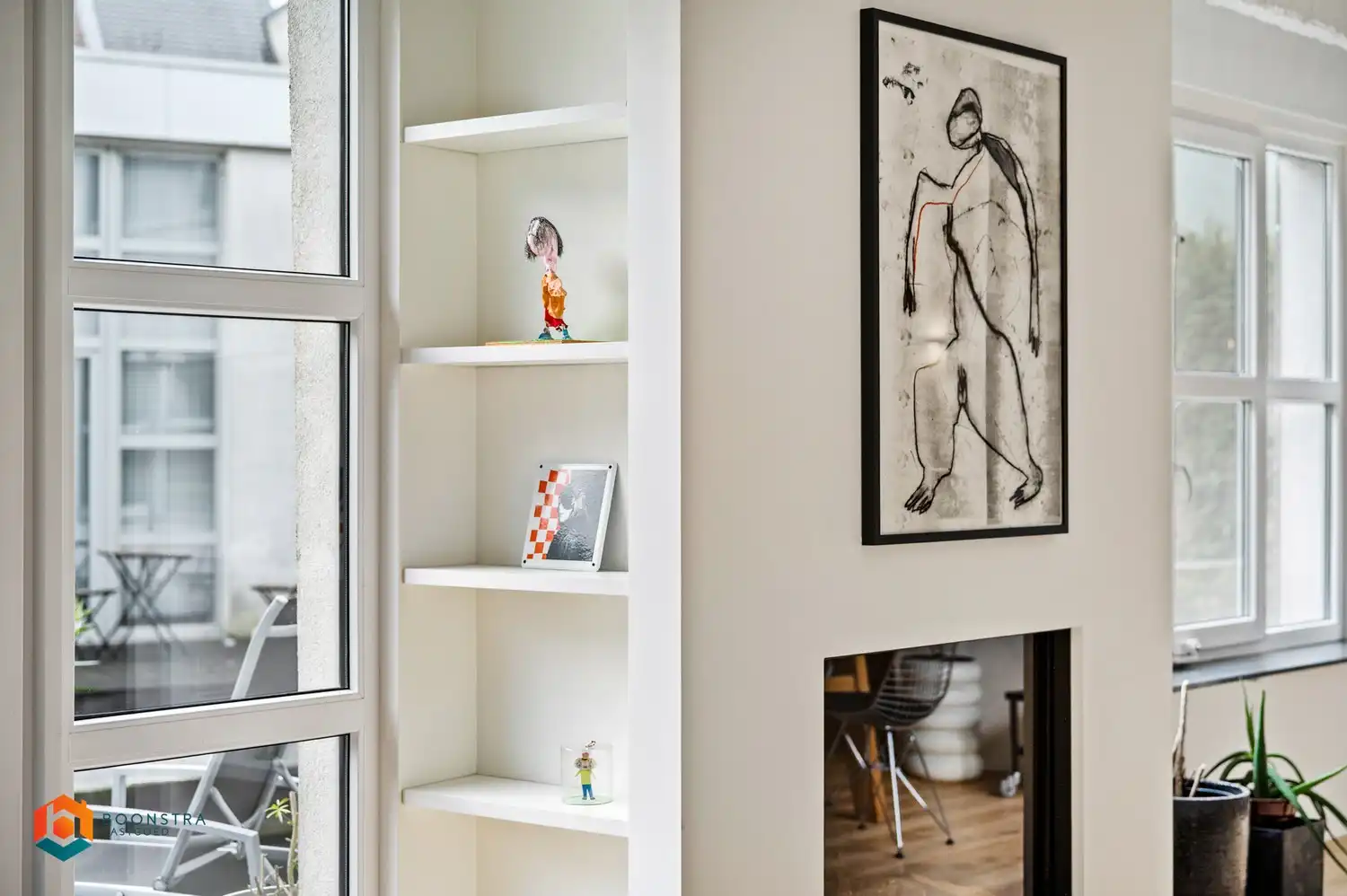 Exclusieve gelijkvloerse loft met 2 slpkrs, terras en staanplaats foto 8