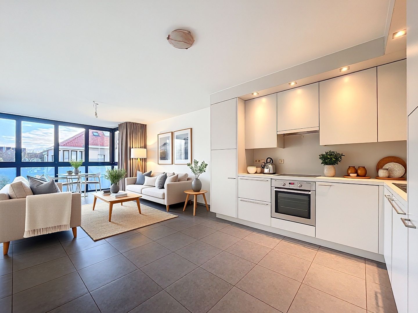 Instapklaar twee slaapkamer appartement op 500m van zee, EPC label B foto {{pictureIndex}}