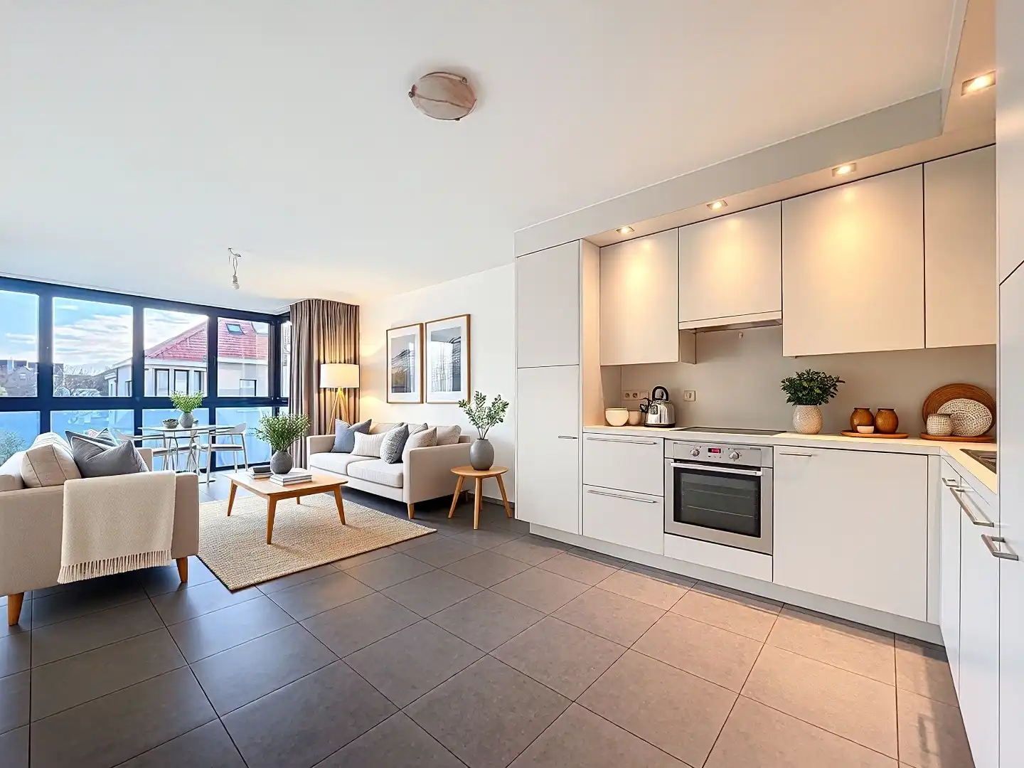 Instapklaar twee slaapkamer appartement op 500m van zee, EPC label B foto {{pictureIndex}}