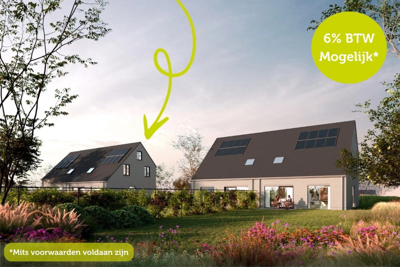 Nieuwbouwwoning met 3 slaapkamers (4 mogelijk) met landelijk uitzicht  foto 13