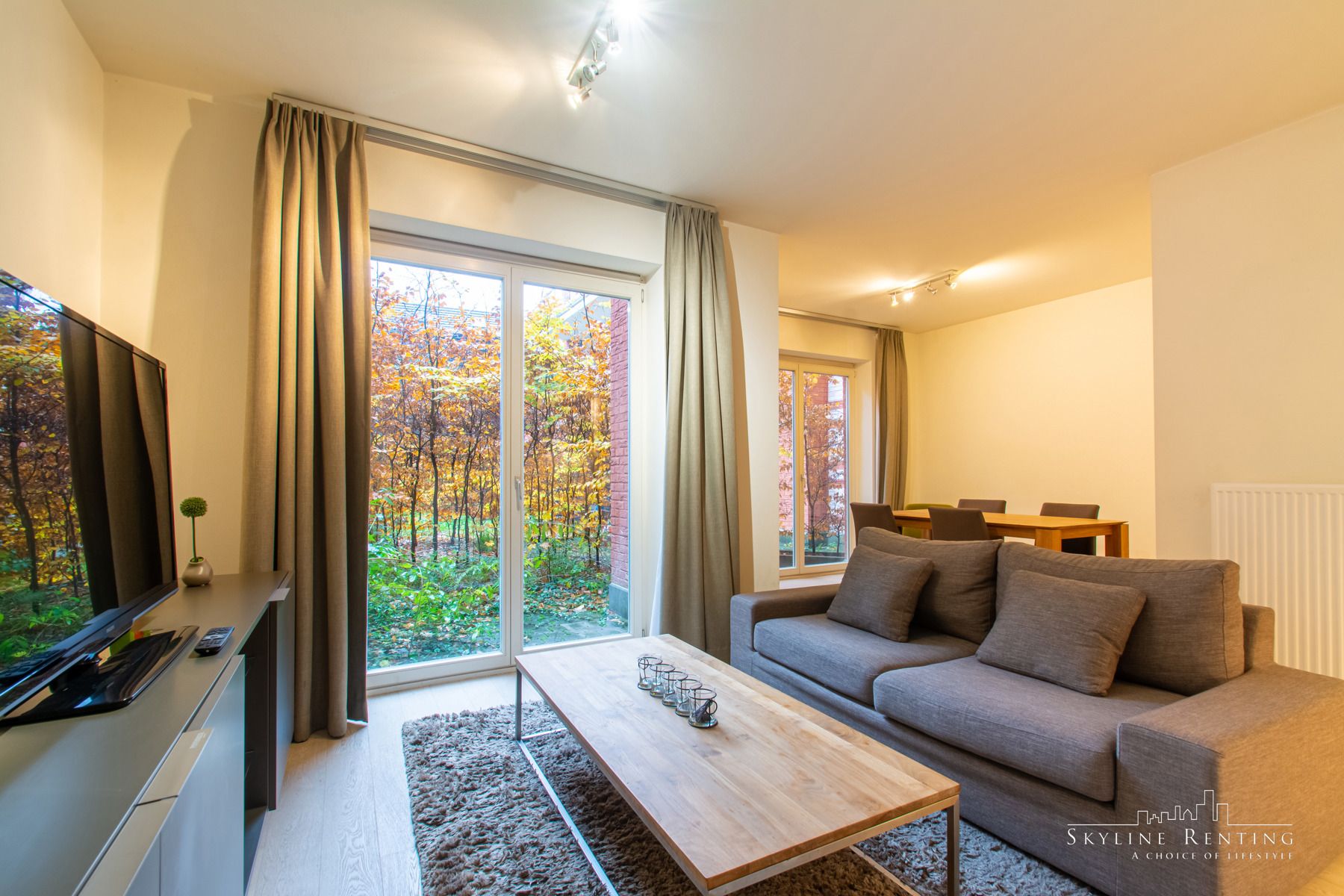 Gemeubeld app met 1 slpk met TUIN foto 3