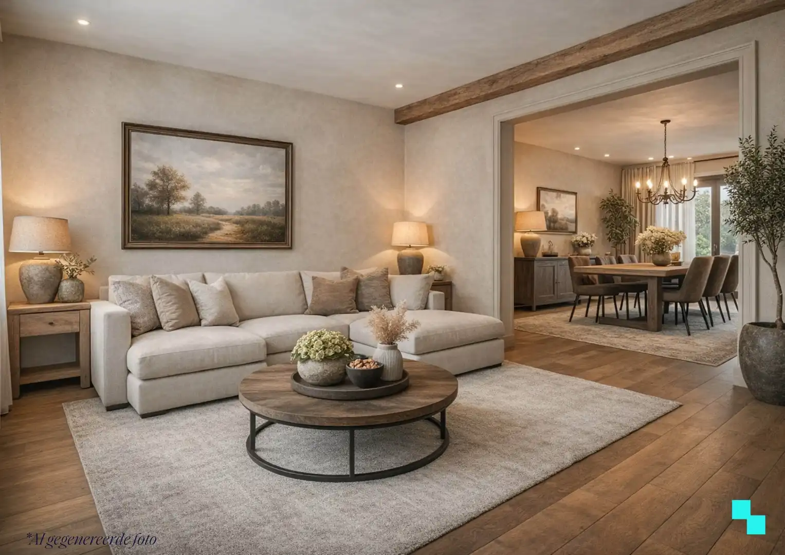 Te renoveren gezinswoning met ruime opslagruimte/garage foto 8