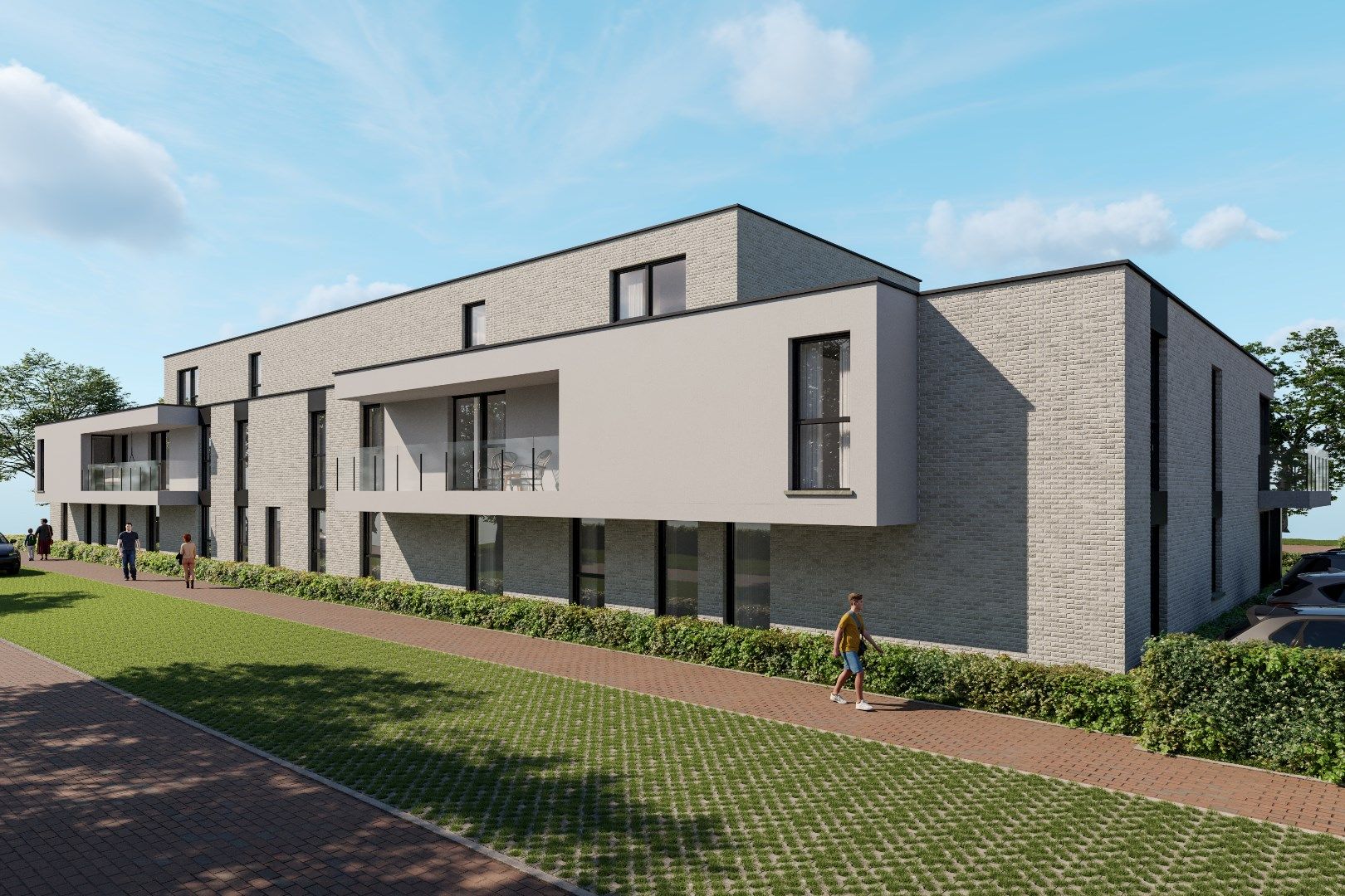 Project De Drieskens - Knap woonproject met 1 - 2 of 3 slaapkamer appartementen. foto 12