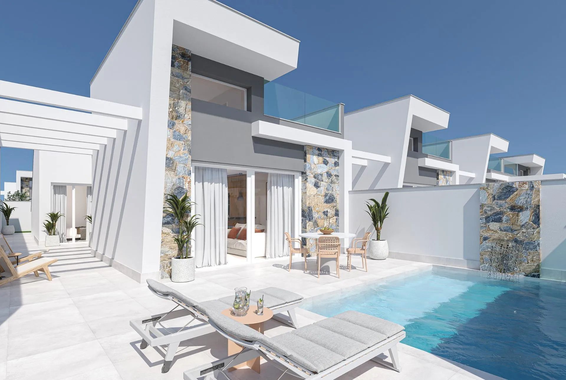 Exclusieve moderne villa's in Los Alcázares: luxe wonen dichtbij strand en golf foto {{pictureIndex}}