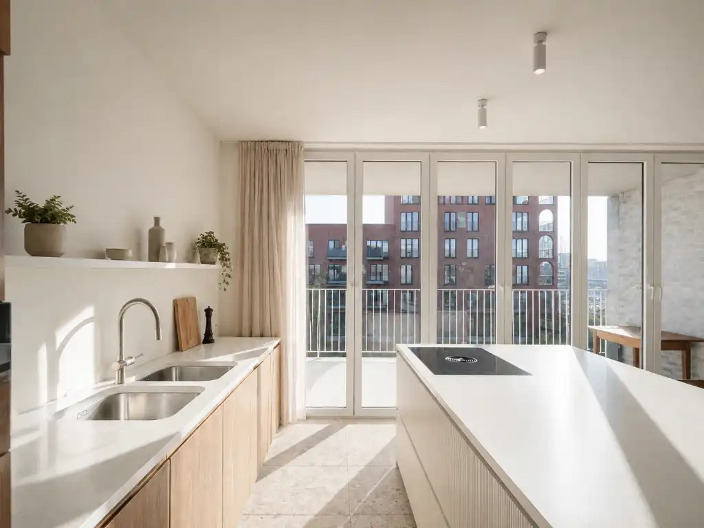Luxueus 1-slaapkamerappartement met EPC A-score en zonnig terras aan de Nieuwe Dokken foto 4