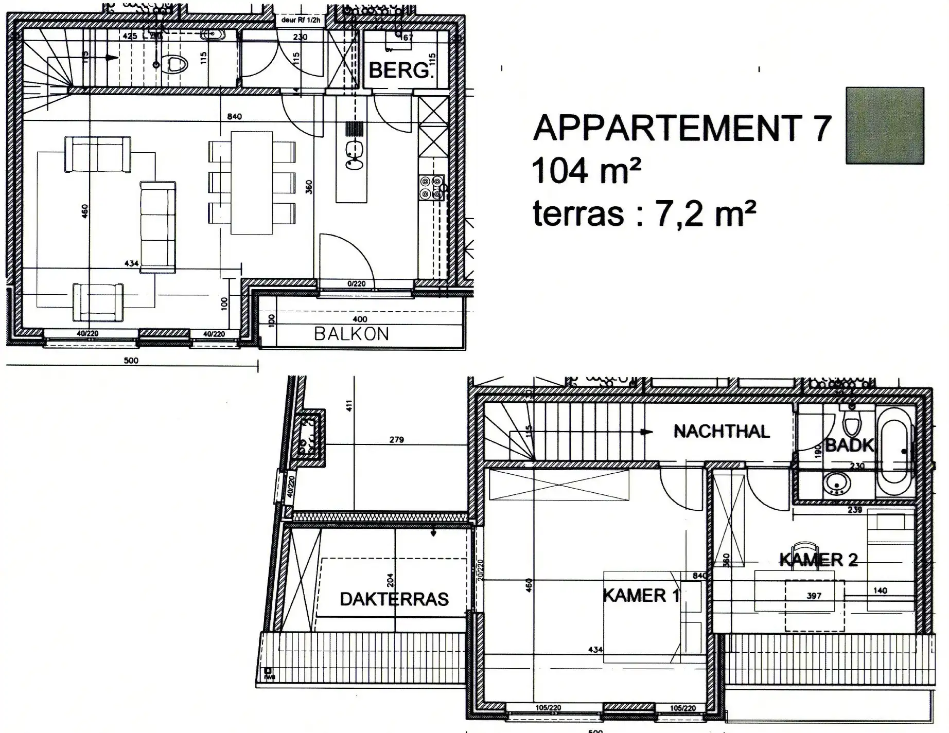 Ruim duplex-appartement met ondergrondse staanplaats en berging foto 10
