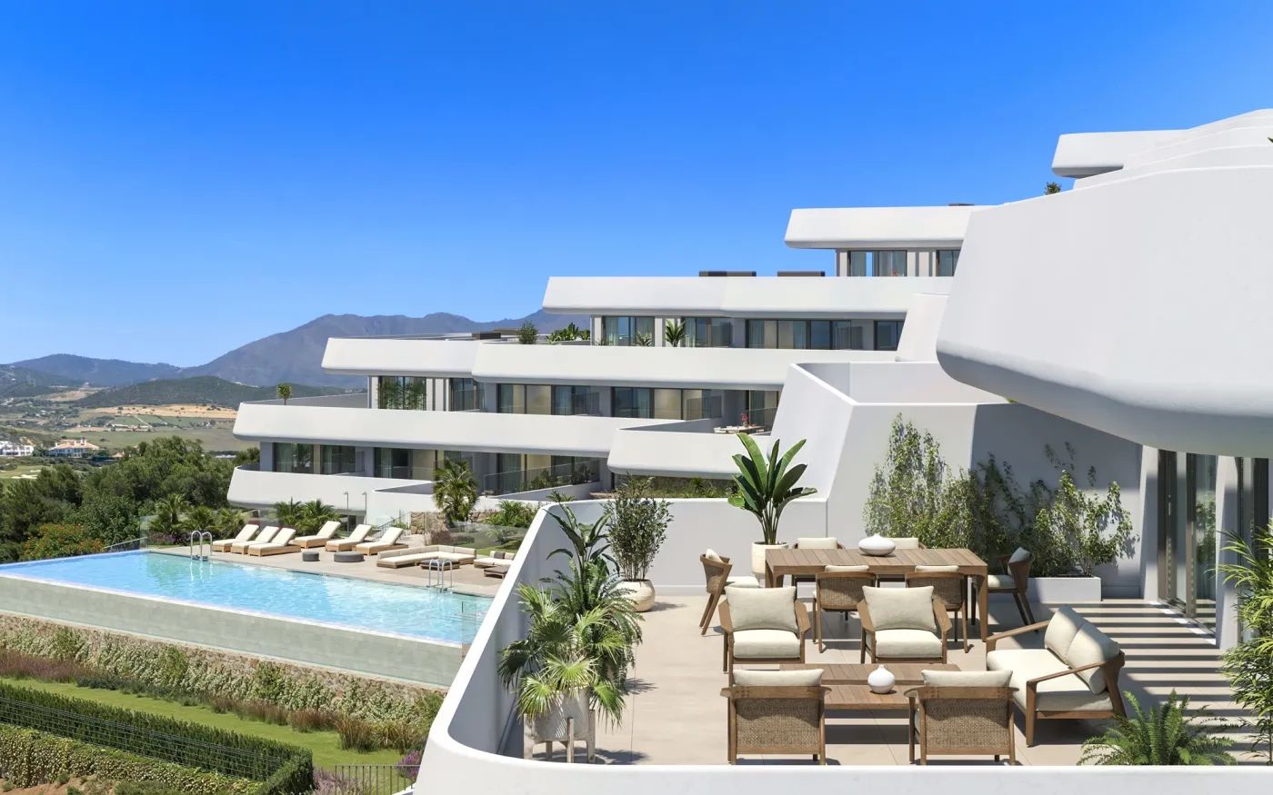 Mediterrane droomplek nabij zee en golf – exclusieve appartementen in Casares foto 8