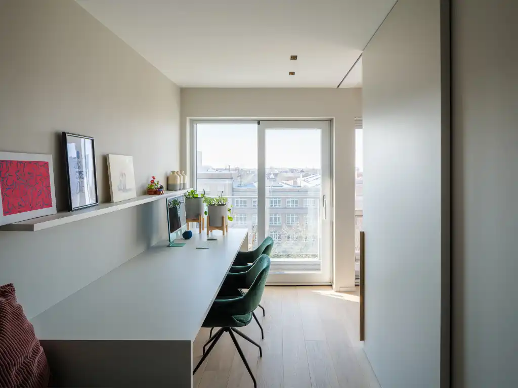 Coupure - Stijlvol gerenoveerd appartement met 2 slaapkamers en unieke zichten op het water en de Gentse binnenstad. foto 16