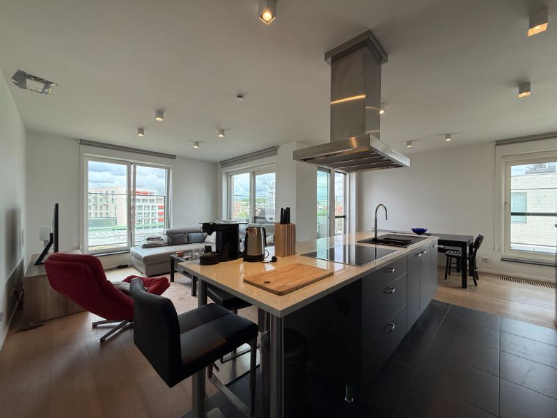 Exclusieve penthouse met 2 terrassen en uniek uitzicht over de Schelde – Gent foto 5