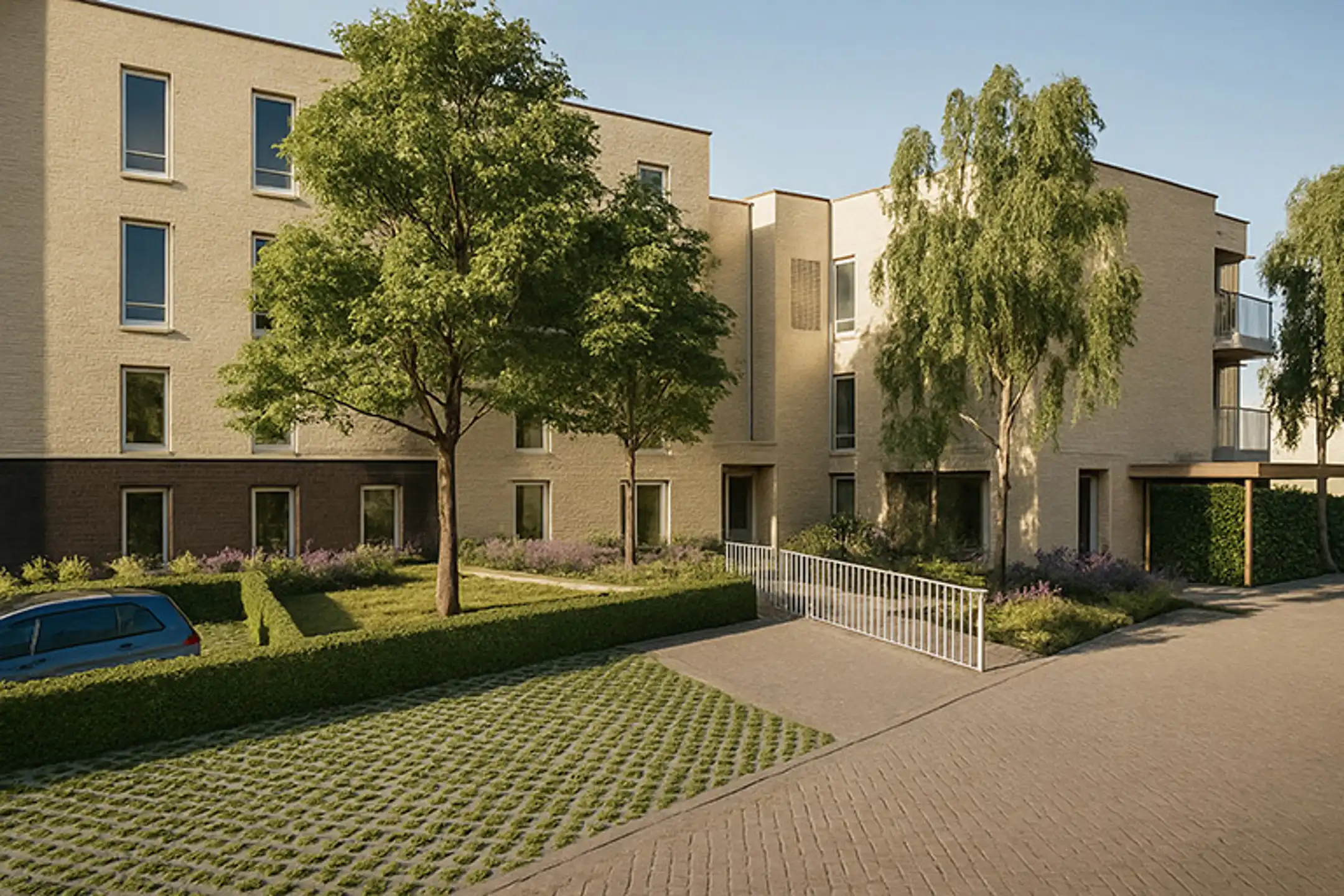 Nieuwbouwappartement gelijkvloers - 1 slaapkamer - ruim terras foto 3