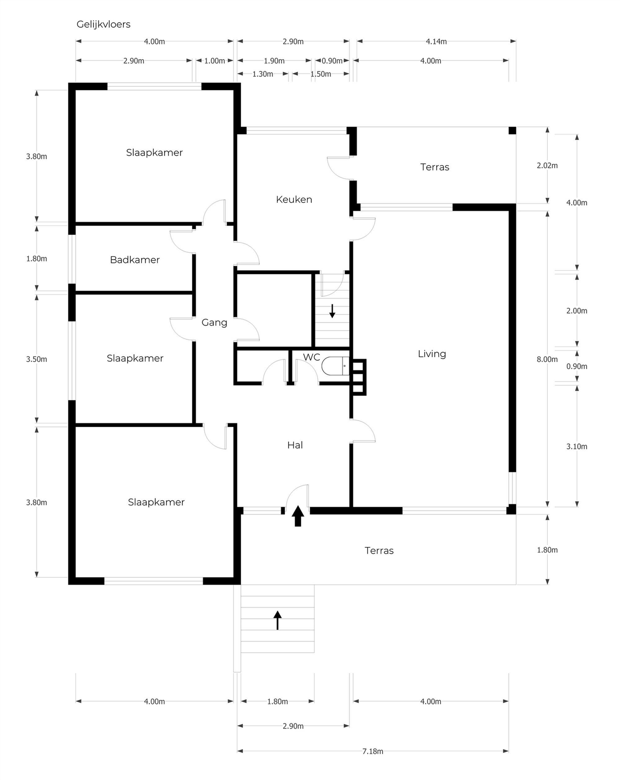 OP TE FRISSEN WONING MET 3 RUIME SLAAPKAMERS OP EEN PERCEEL VAN 968M² TE LEOPOLDSBURG foto 20