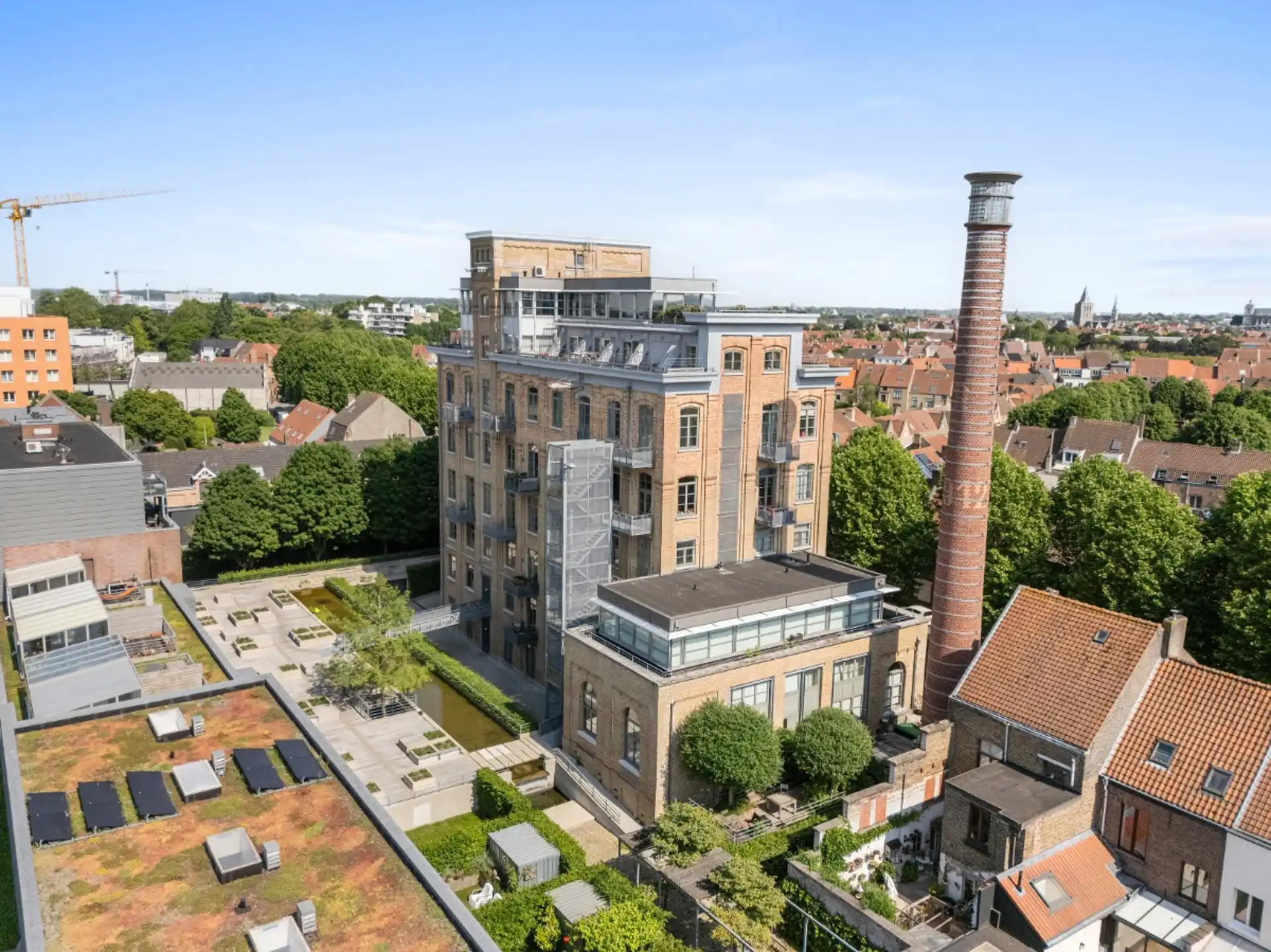 Exclusieve loft met panoramisch uitzicht over Brugge foto 3