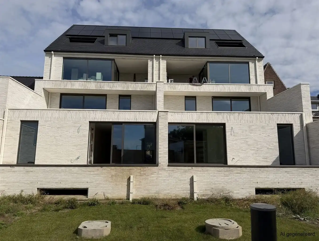 Zeer ruim 1 (+1)-slaapkamerappartement op de eerste verdieping met zuidgericht terras van ca. 43 m², balkon en ondergrondse parkeerplaats, in hartje Maaseik. foto 12