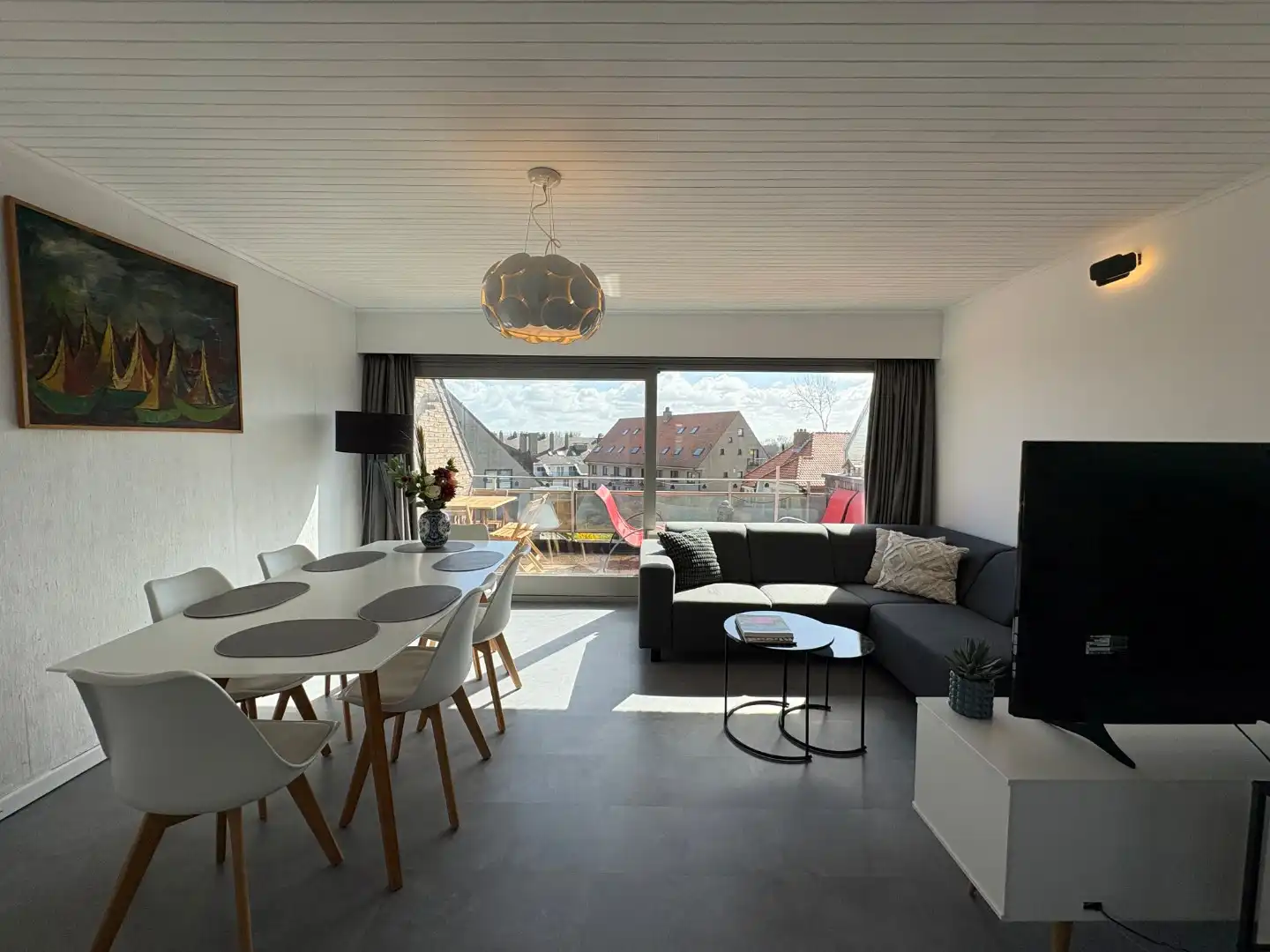 Zonnig duplex appartement met terras – vlak bij zee foto 2