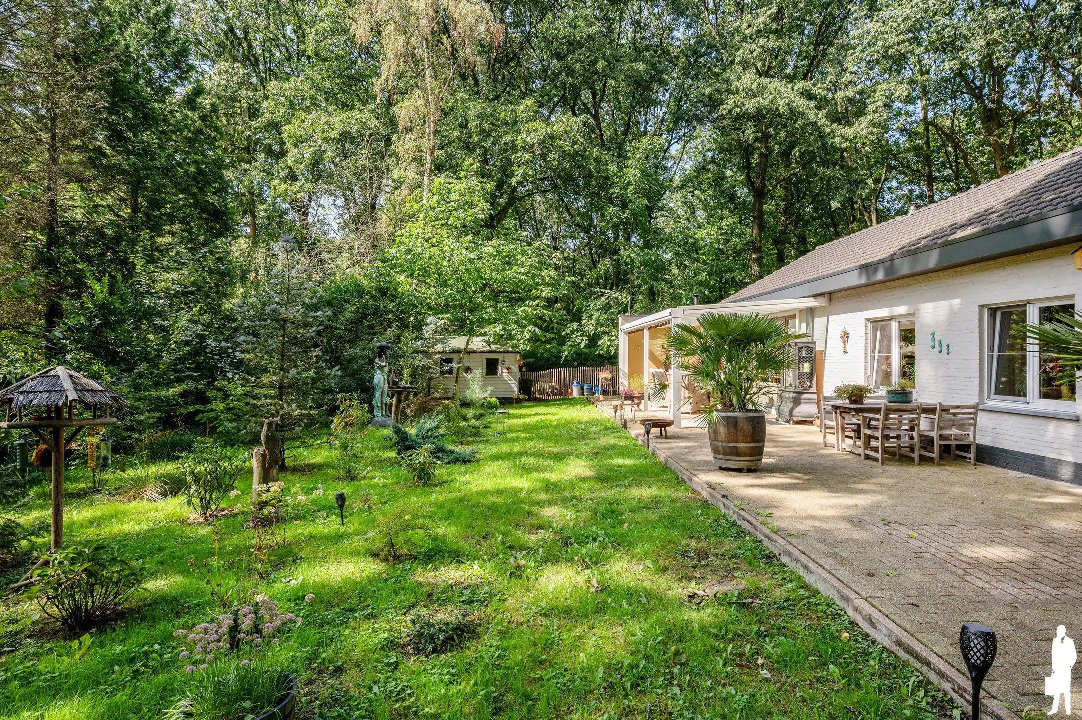 Volledig gerenoveerde gelijkvloerse woning met 2 slaapkamers en zonnige tuin in een rustige, bosrijke omgeving te Essen Wildert foto 33