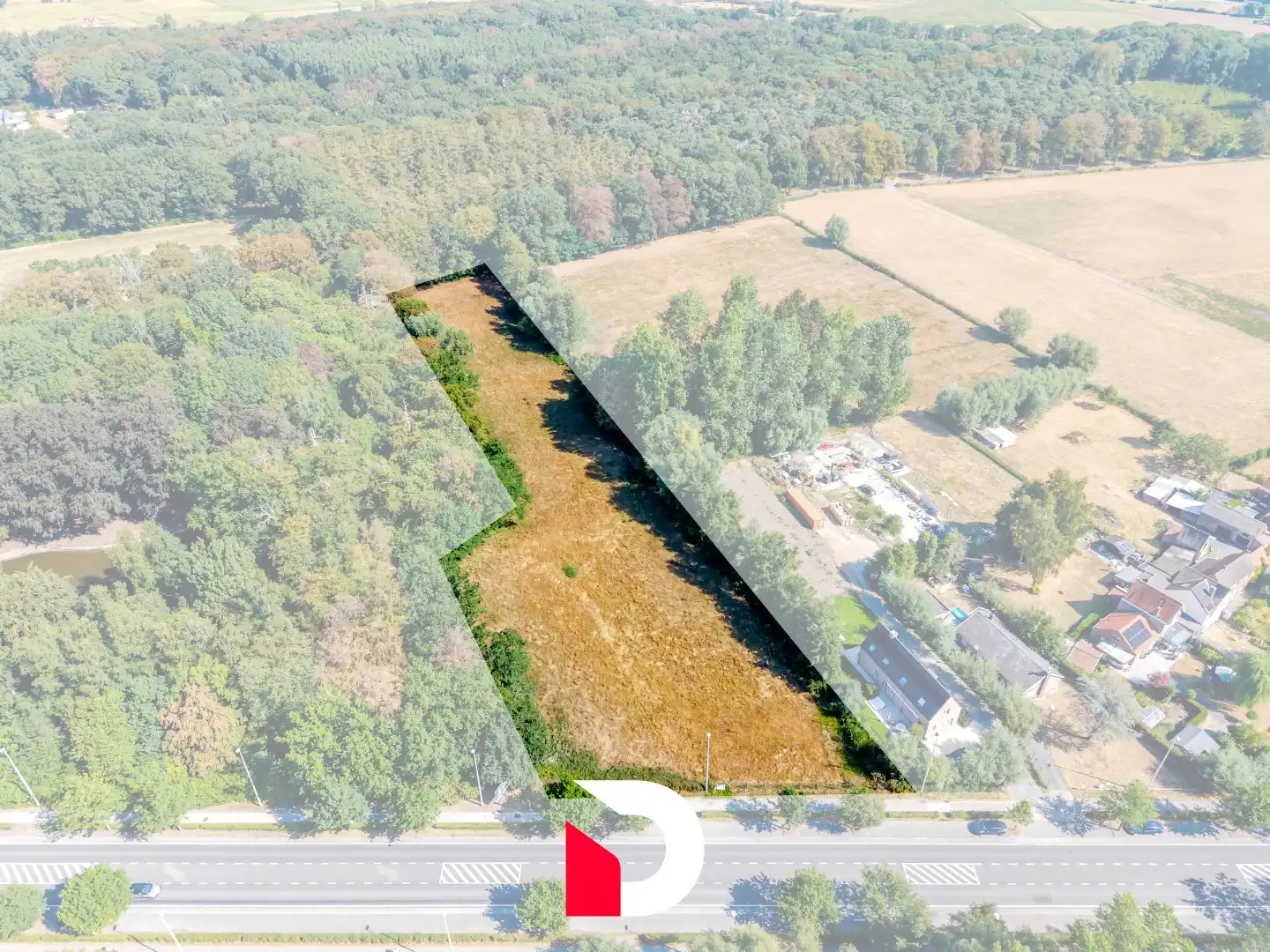Stuk weiland van 10.627 m² gelegen tussen de Maalse Seenweg en de Antwerpse Heirweg. foto 2