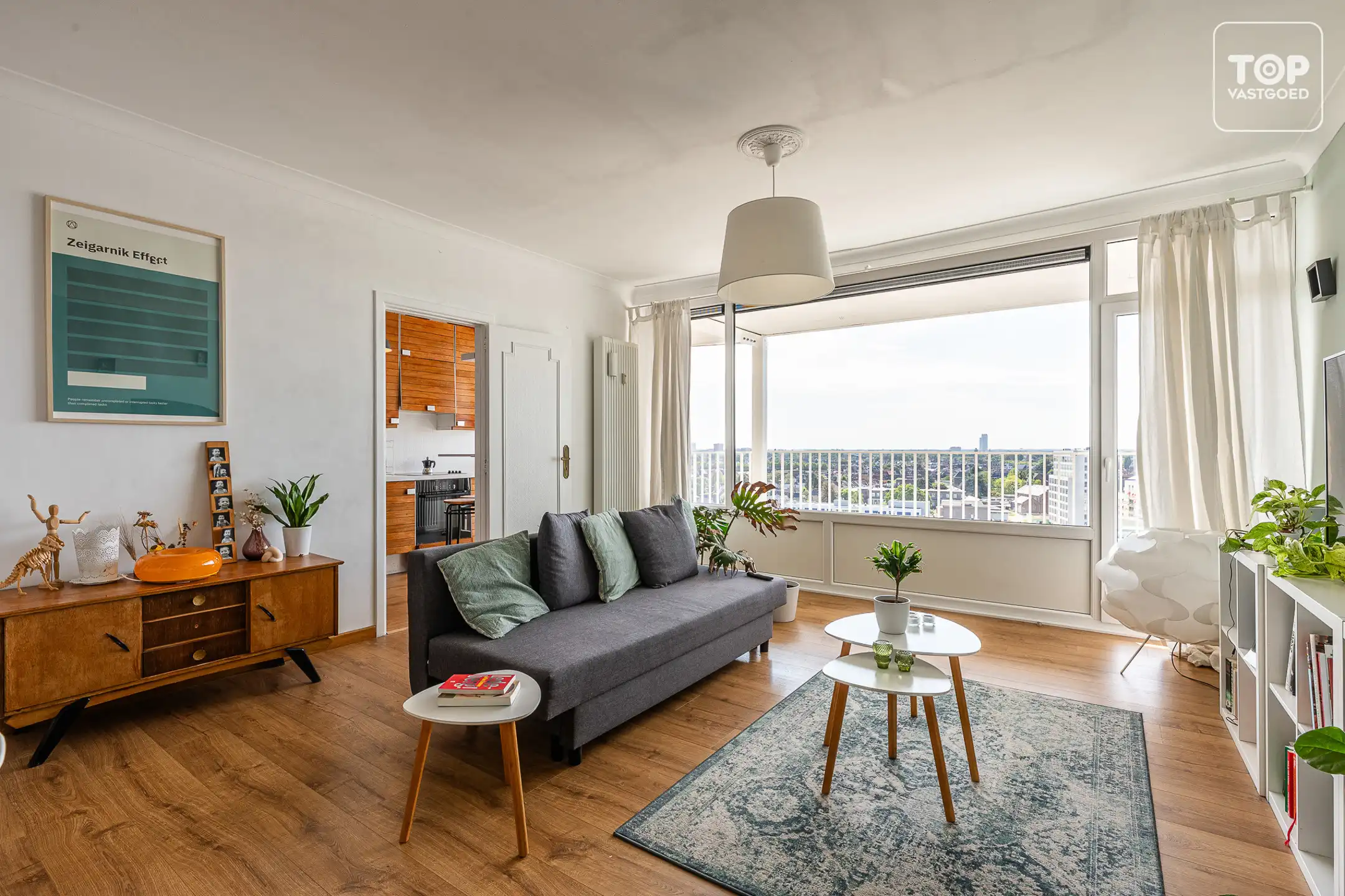 Lichtrijk appartement met groot terras en prachtig zicht over Gent foto 4